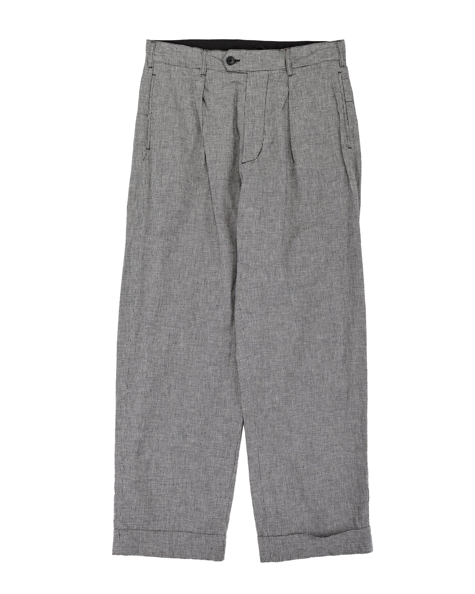 Engineered Garments Carlyle Pant Black/Grey CL Houndstooth