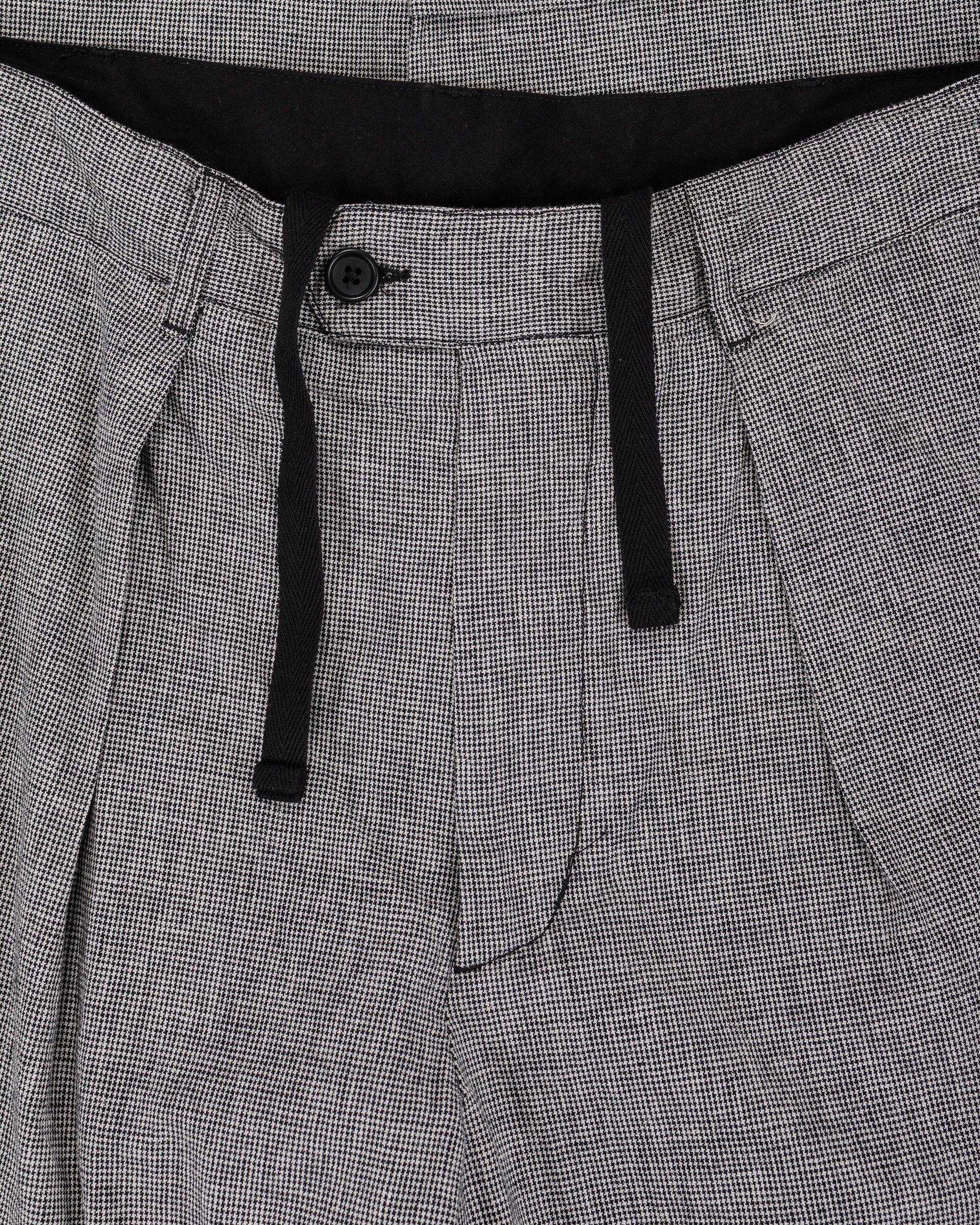 Engineered Garments Carlyle Pant Black/Grey CL Houndstooth - Image 5