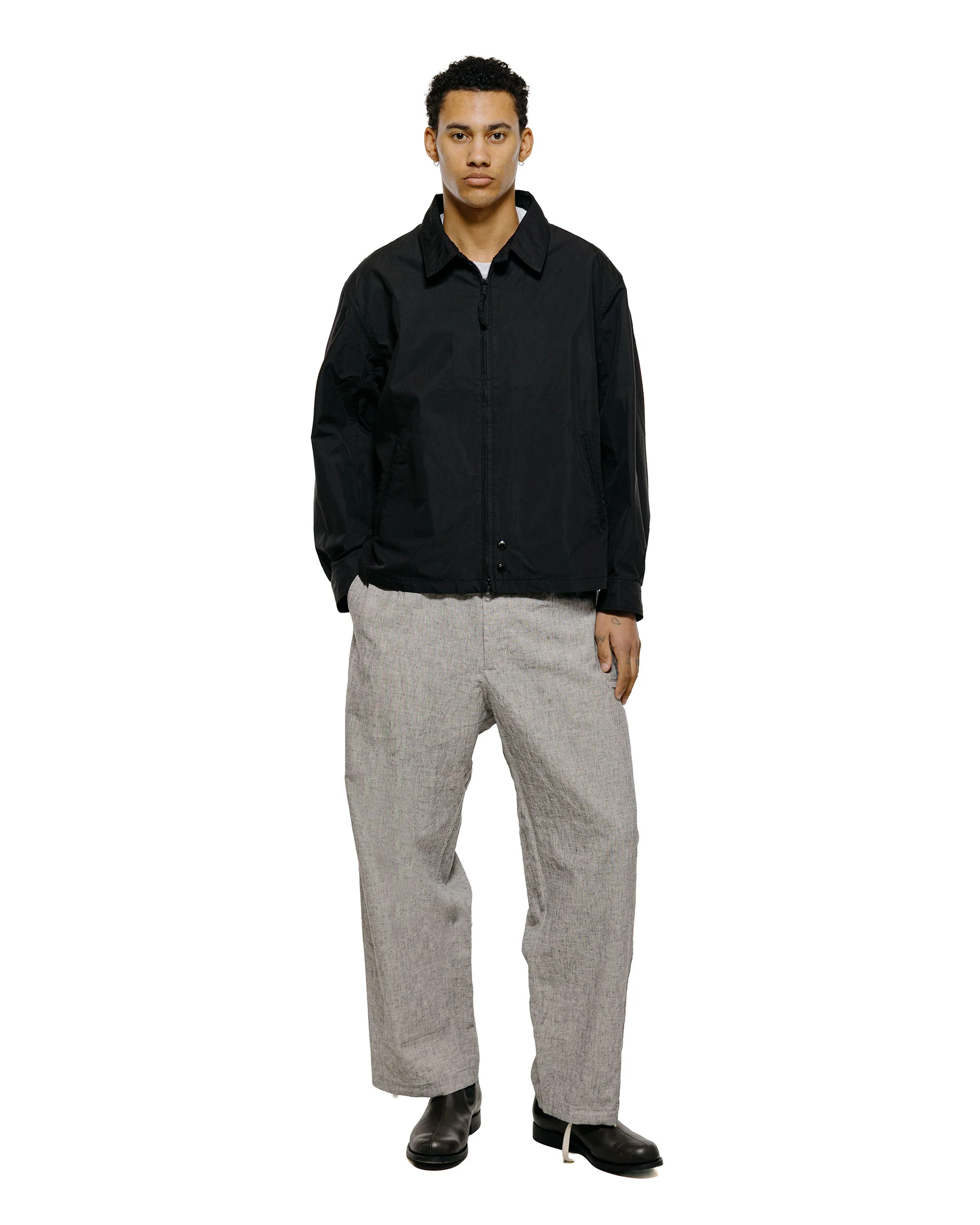 Engineered Garments Drawstring Pant H.Grey CL Melange - Image 4
