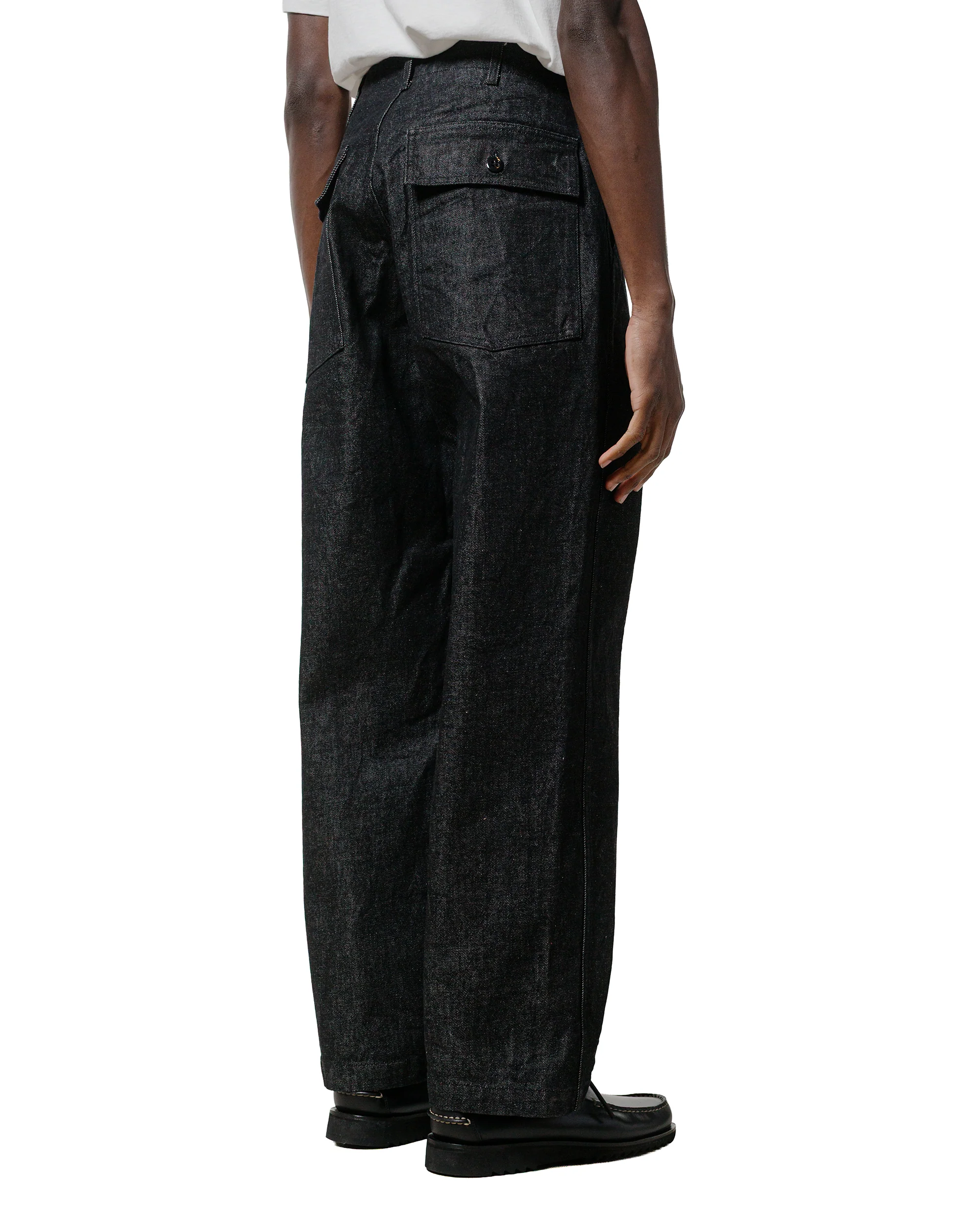 Engineered Garments Fatigue Pant Black 14oz Cone Denim - Image 3