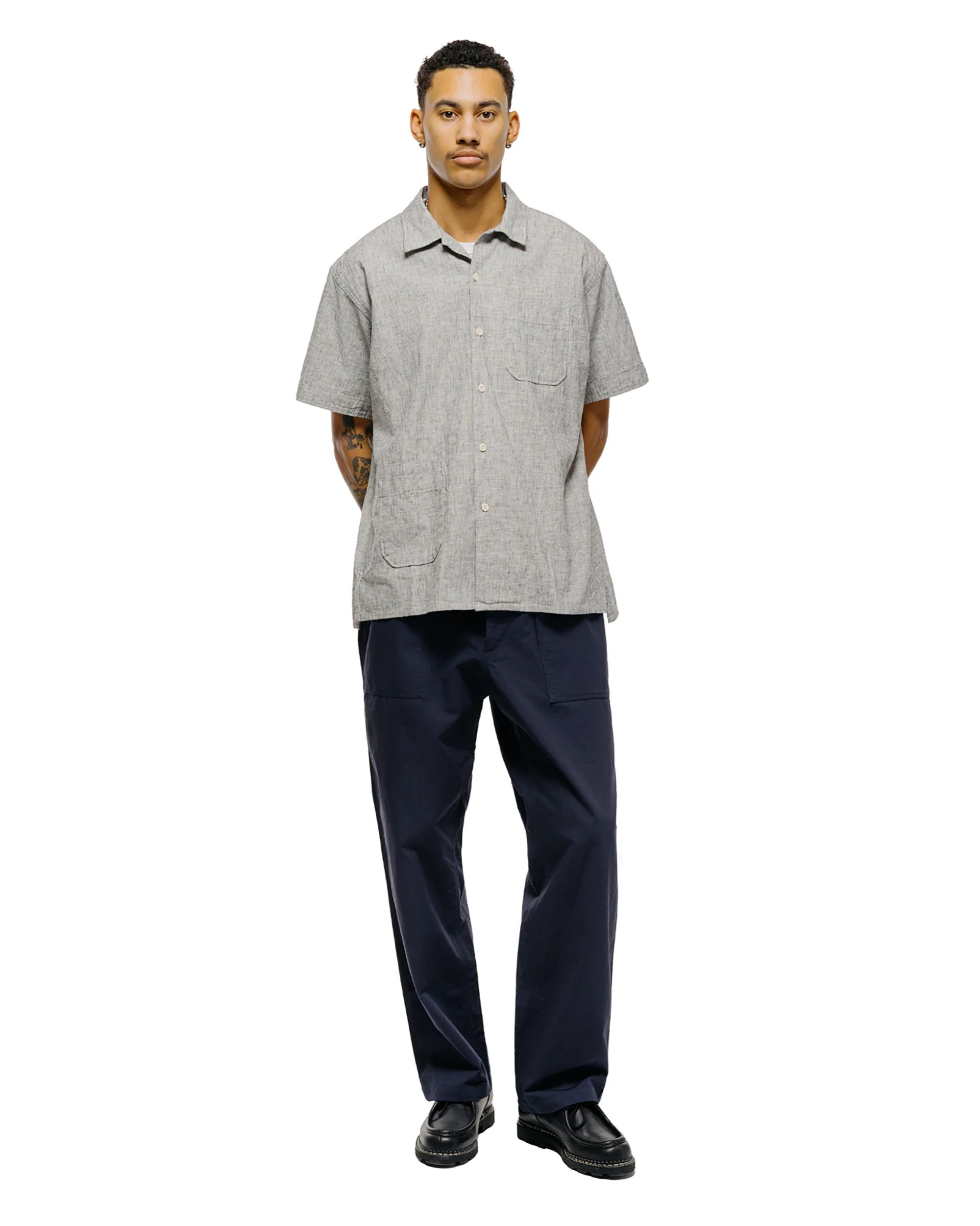 Engineered Garments Fatigue Pant Dark Navy Cotton Ripstop - Image 4