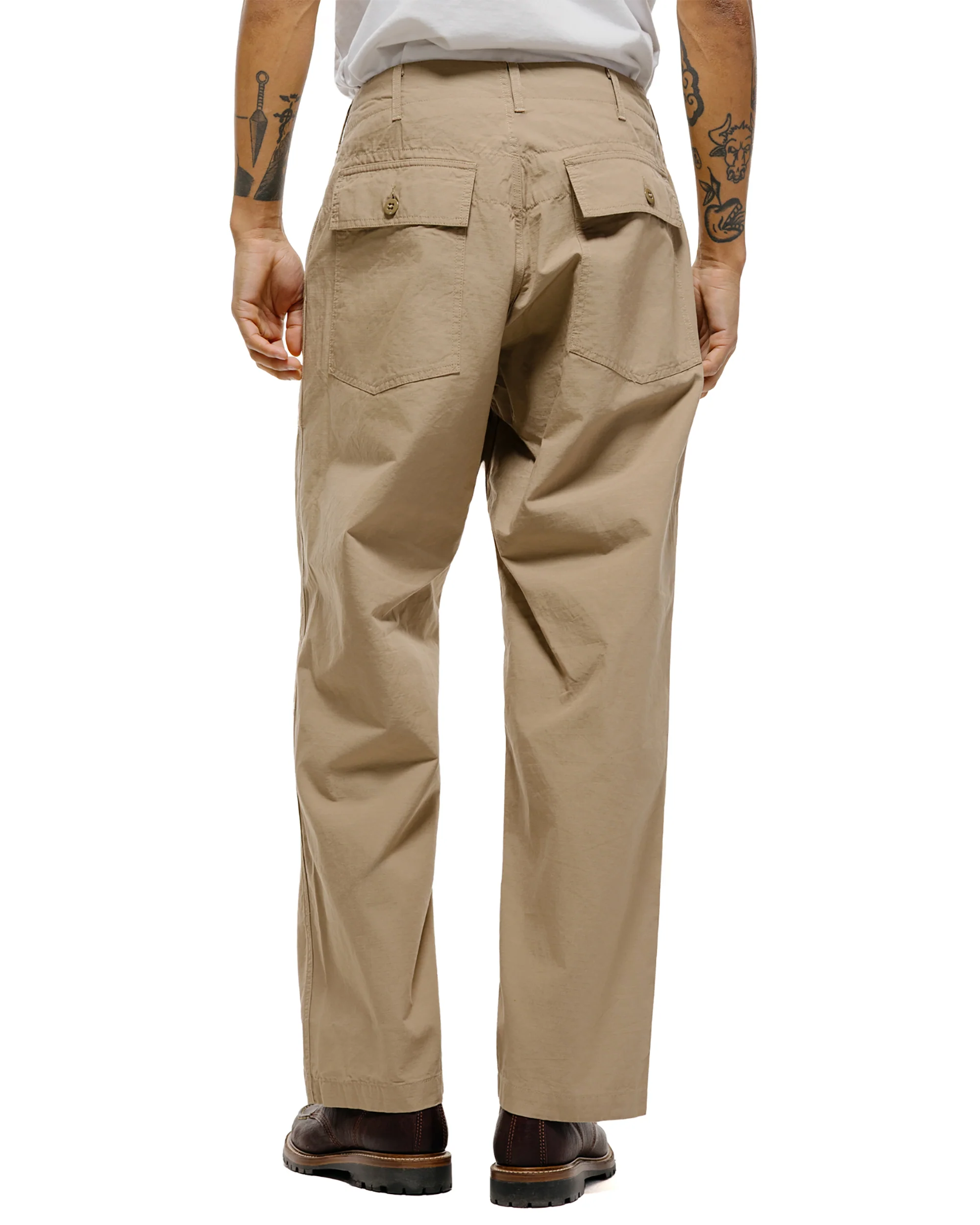 Engineered Garments Fatigue Pant Khaki Cotton Ripstop - Image 3