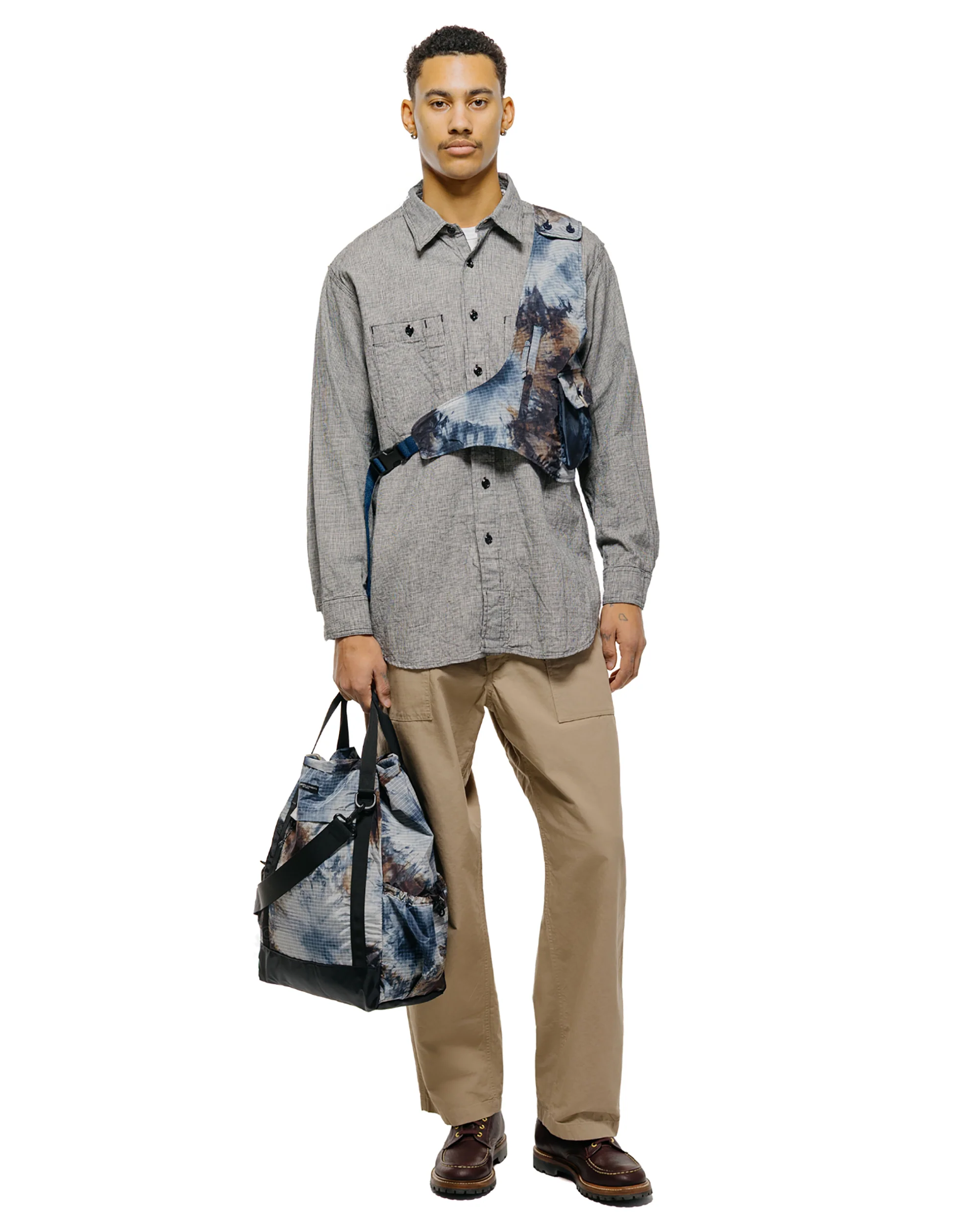 Engineered Garments Fatigue Pant Khaki Cotton Ripstop - Image 4
