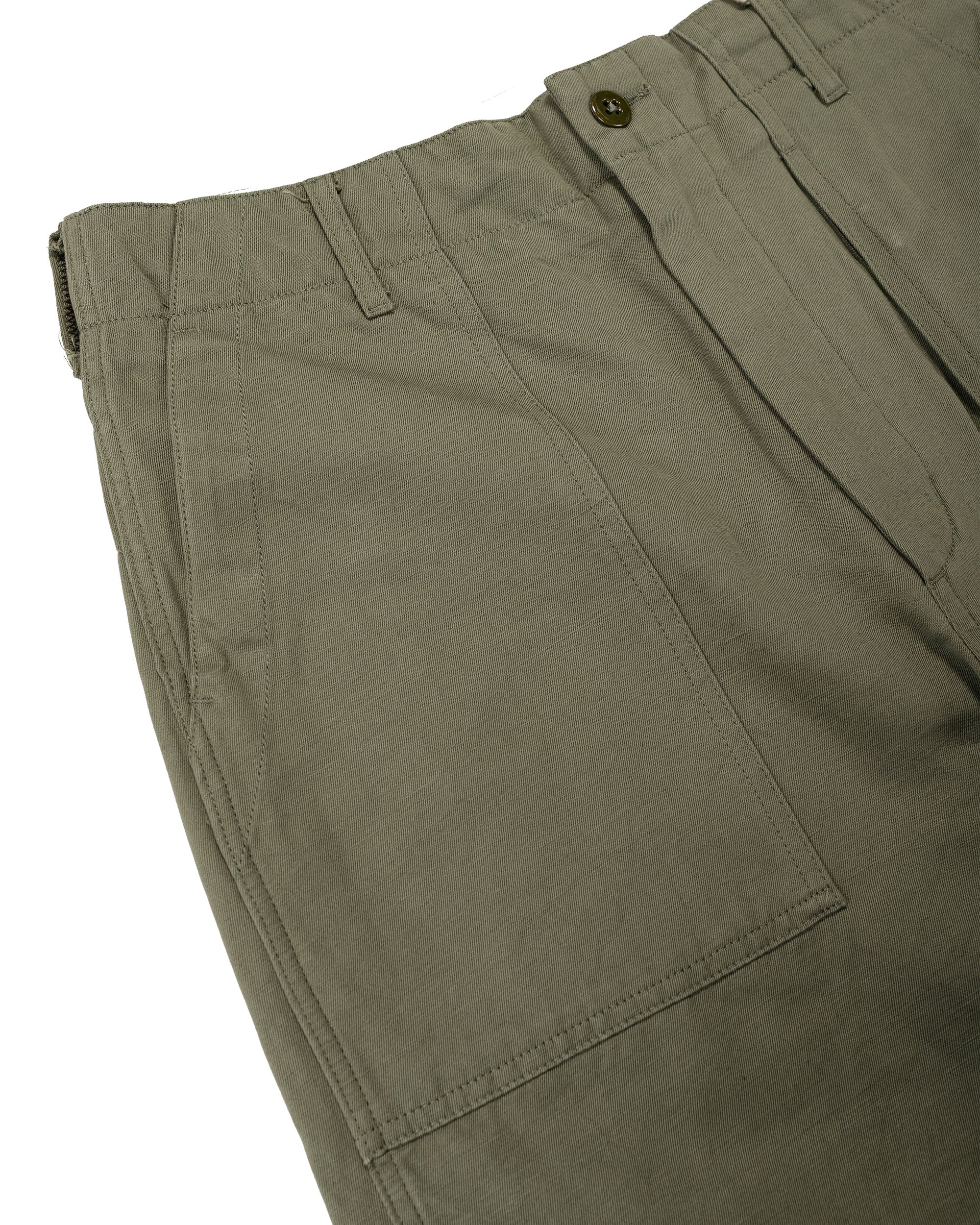 Engineered Garments Fatigue Short Olive CL Heavy Twill - Image 5