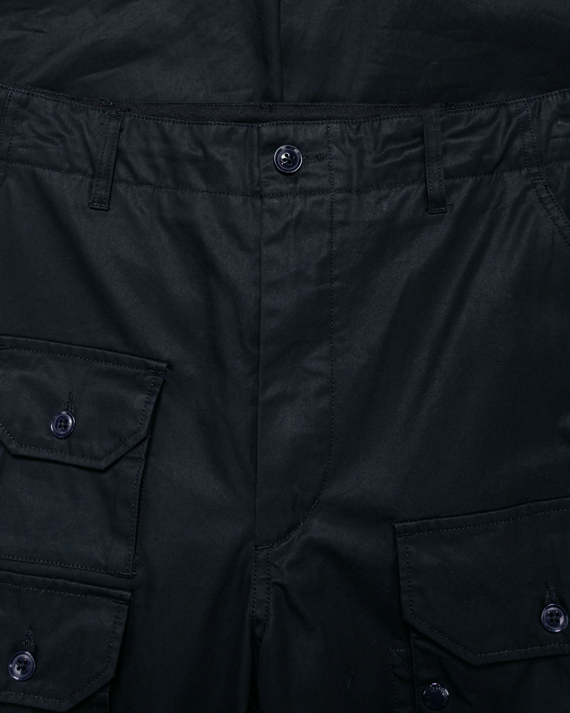 Engineered Garments Flight Pant Dark Navy Cotton Ventile Twill - Image 5