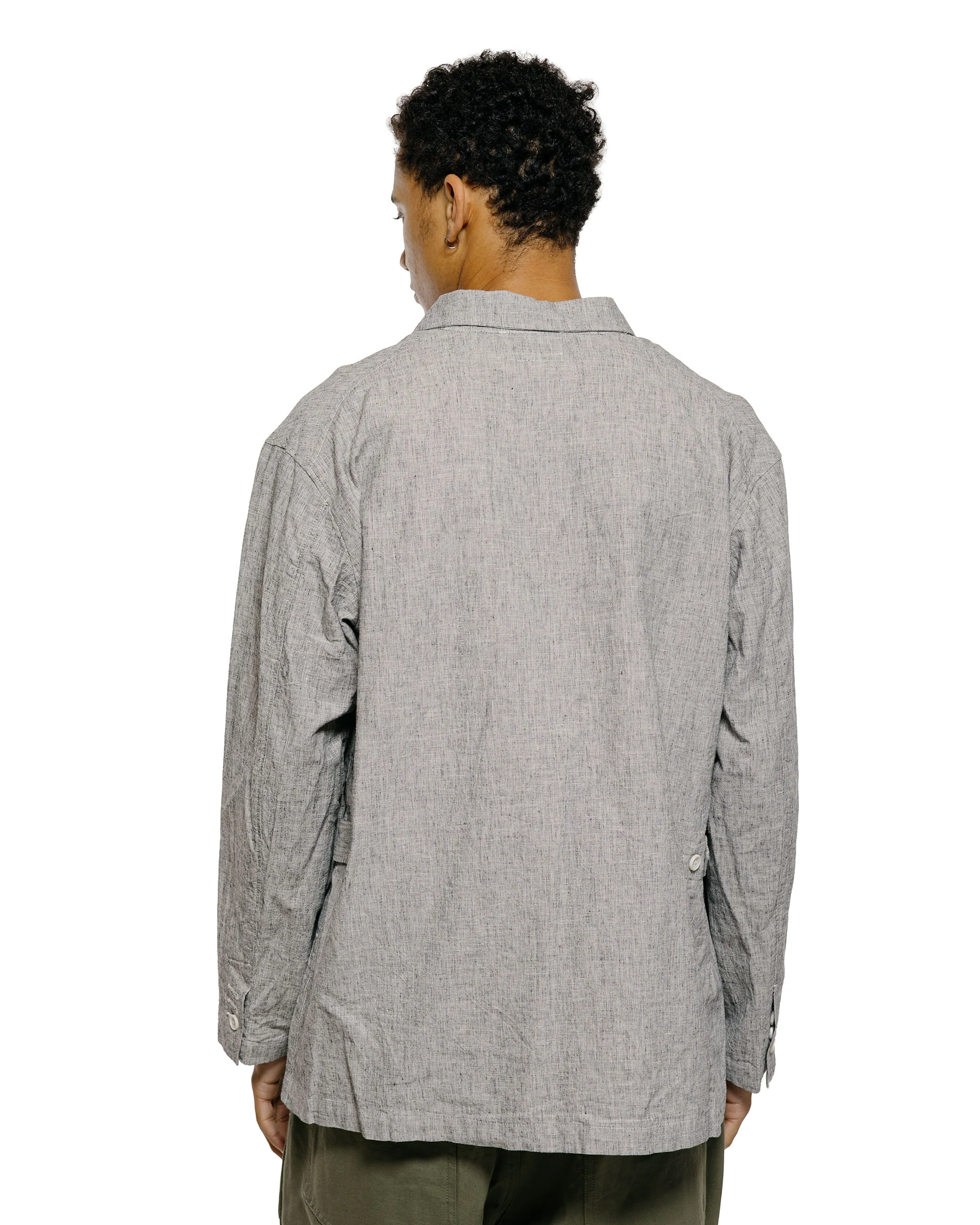 Engineered Garments Loiter Jacket H.Grey CL Melange - Image 3