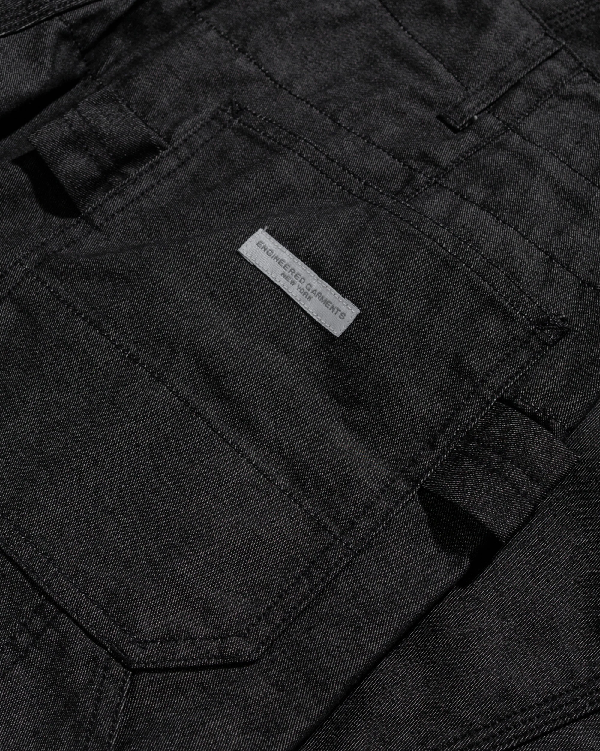 Engineered Garments Painter Pant Black CP Denim - Image 6