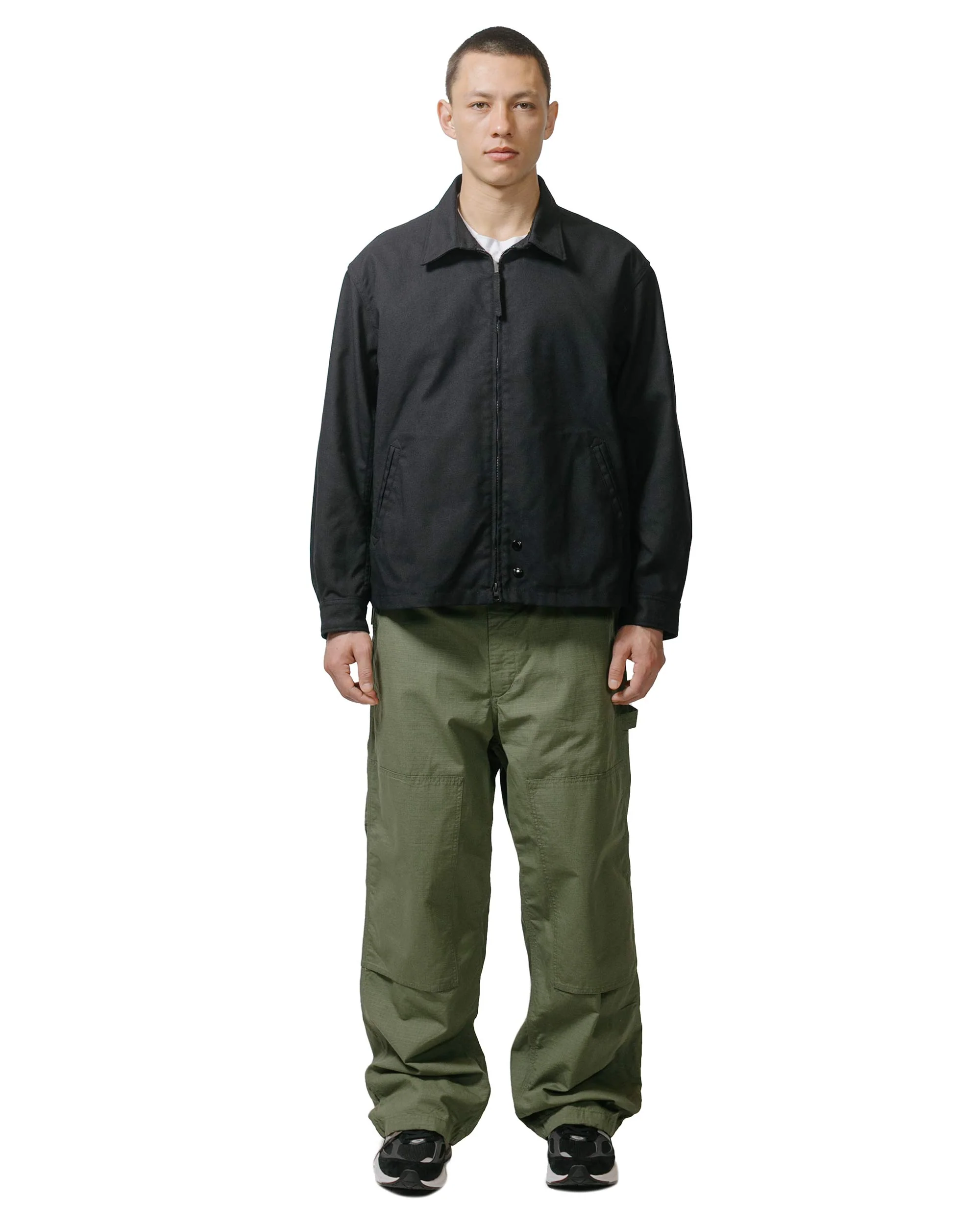 Engineered Garments Painter Pant Olive Cotton Ripstop - Image 4