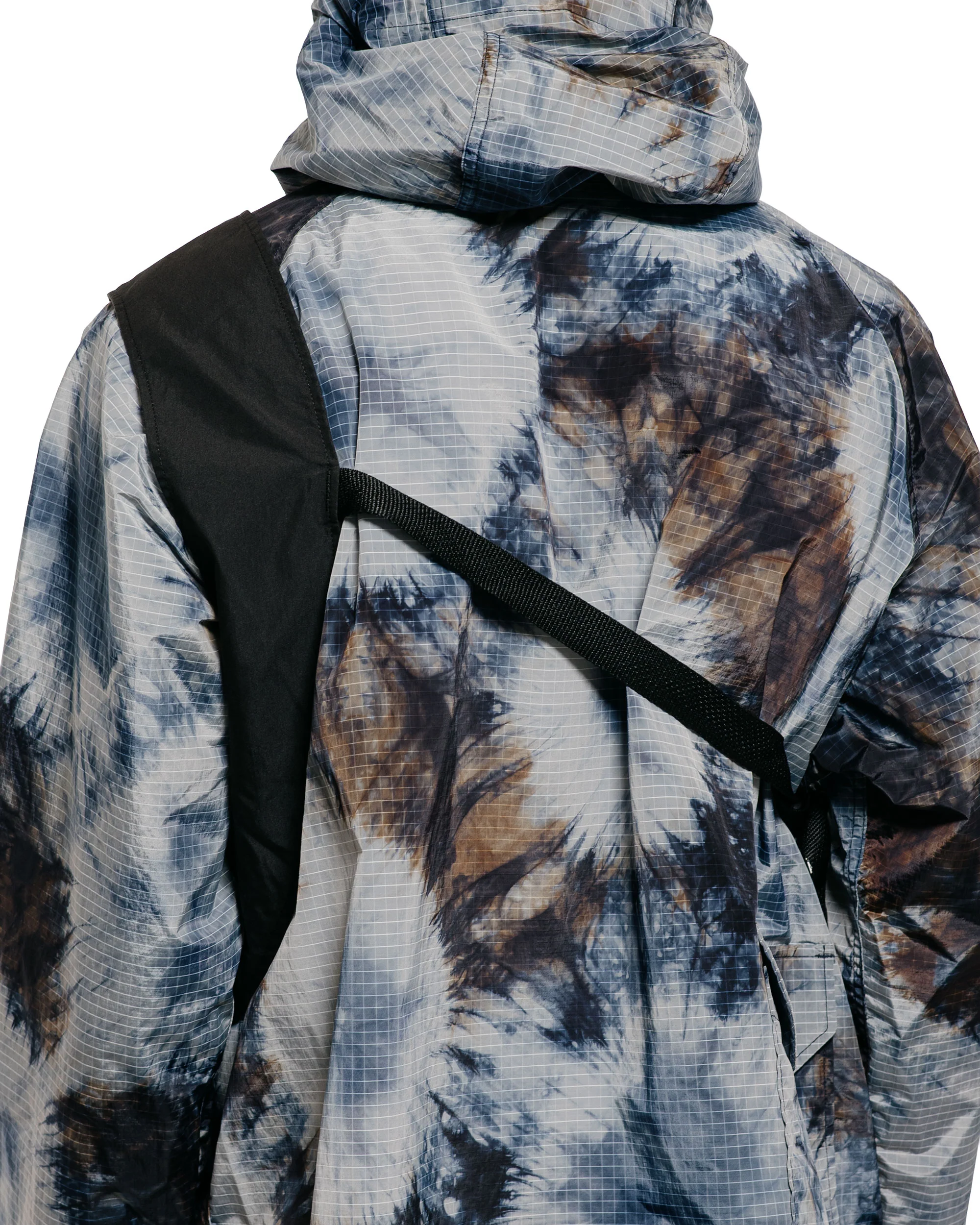 Engineered Garments Shoulder Vest Black Lt.Weight Nyco Poplin - Image 3