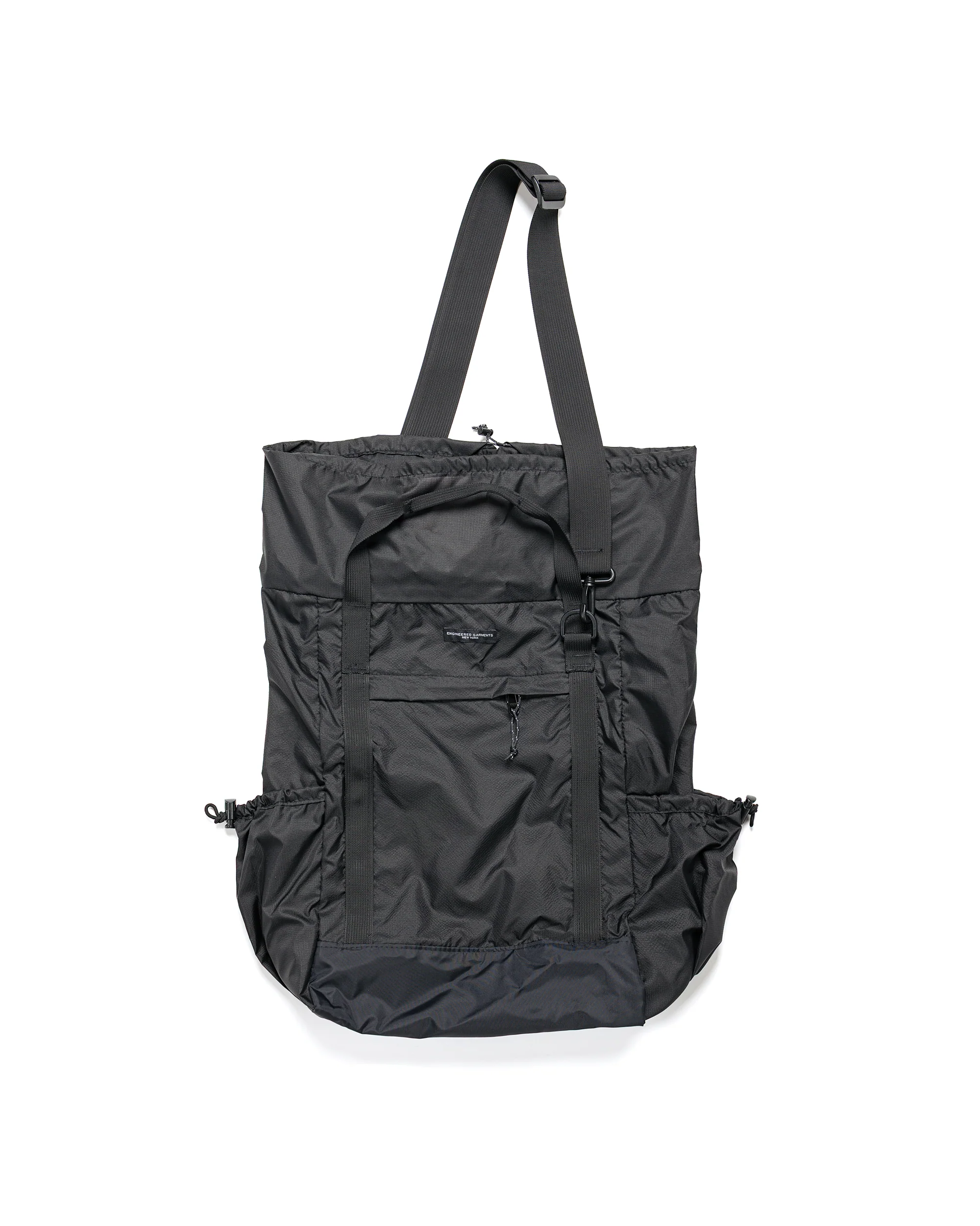 Engineered Garments UL 3 Way Bag Black Nylon Micro Ripstop