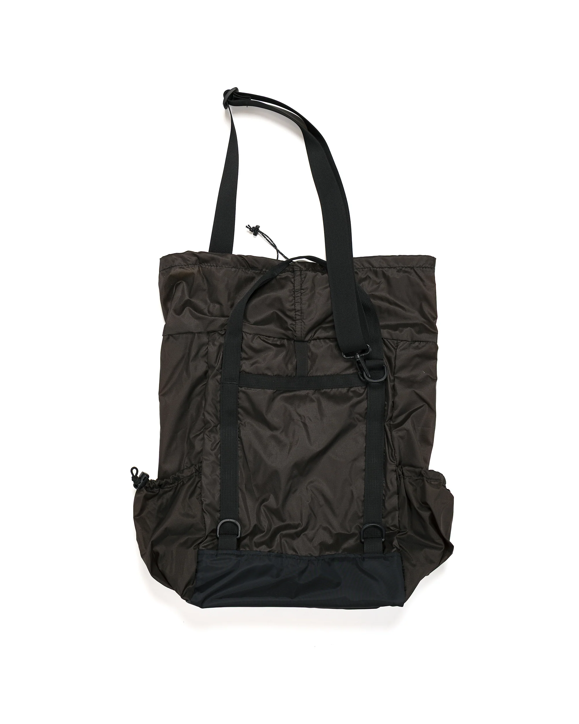 Engineered Garments UL 3 Way Bag Brown Nylon Micro Ripstop - Image 3