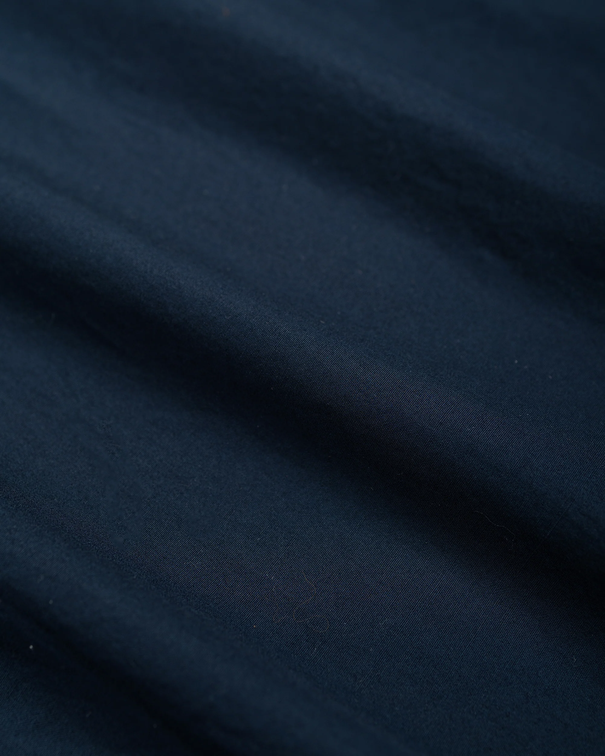 Engineered Garments Wing Collar Shirt Dark Navy Cotton Broadcloth - Image 6