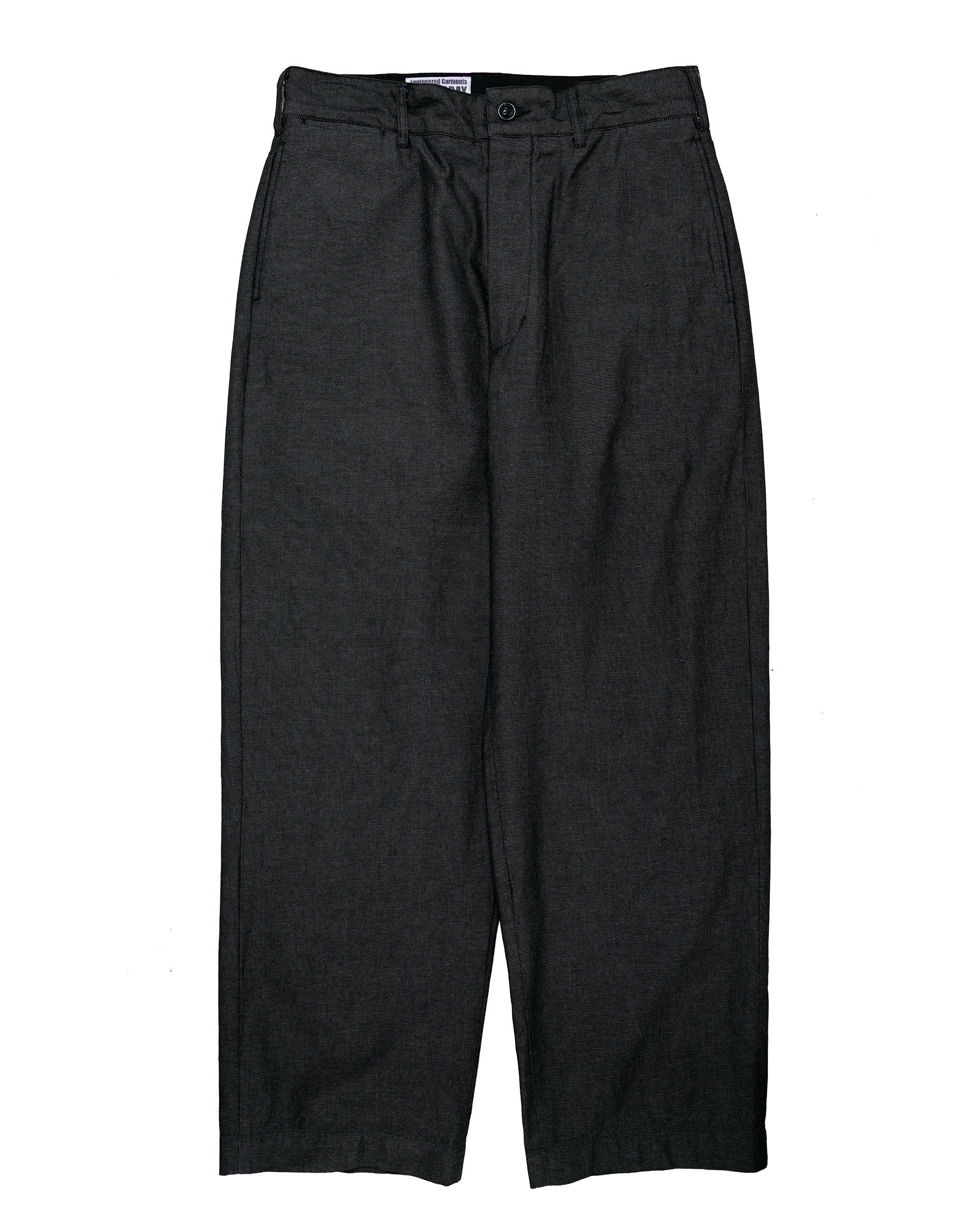 Engineered Garments Workaday Chino Pant Charcoal Cotton Heavy Oxford