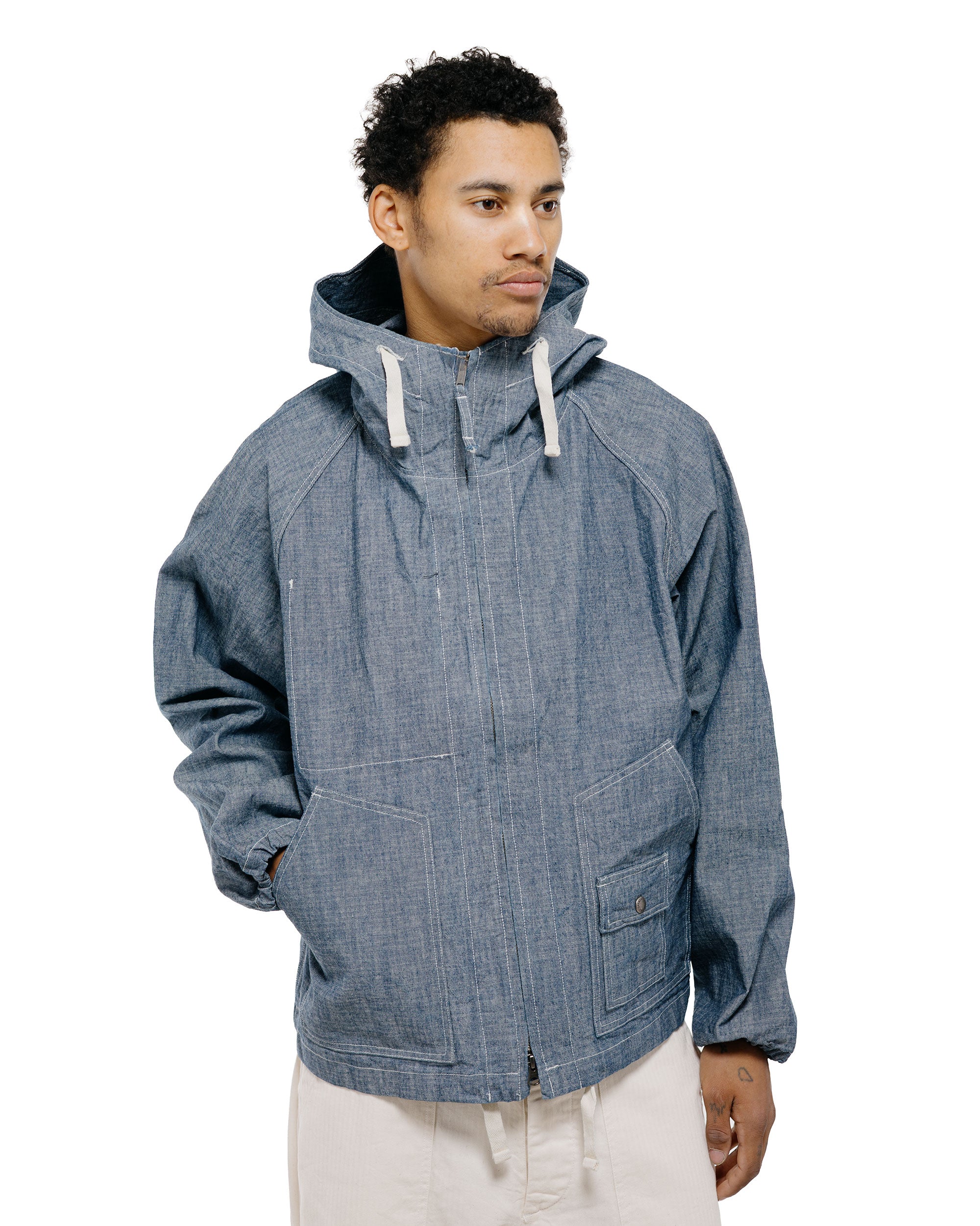 Engineered Garments Workaday Deck Parka Indigo 10oz Sea Canvas - Image 2