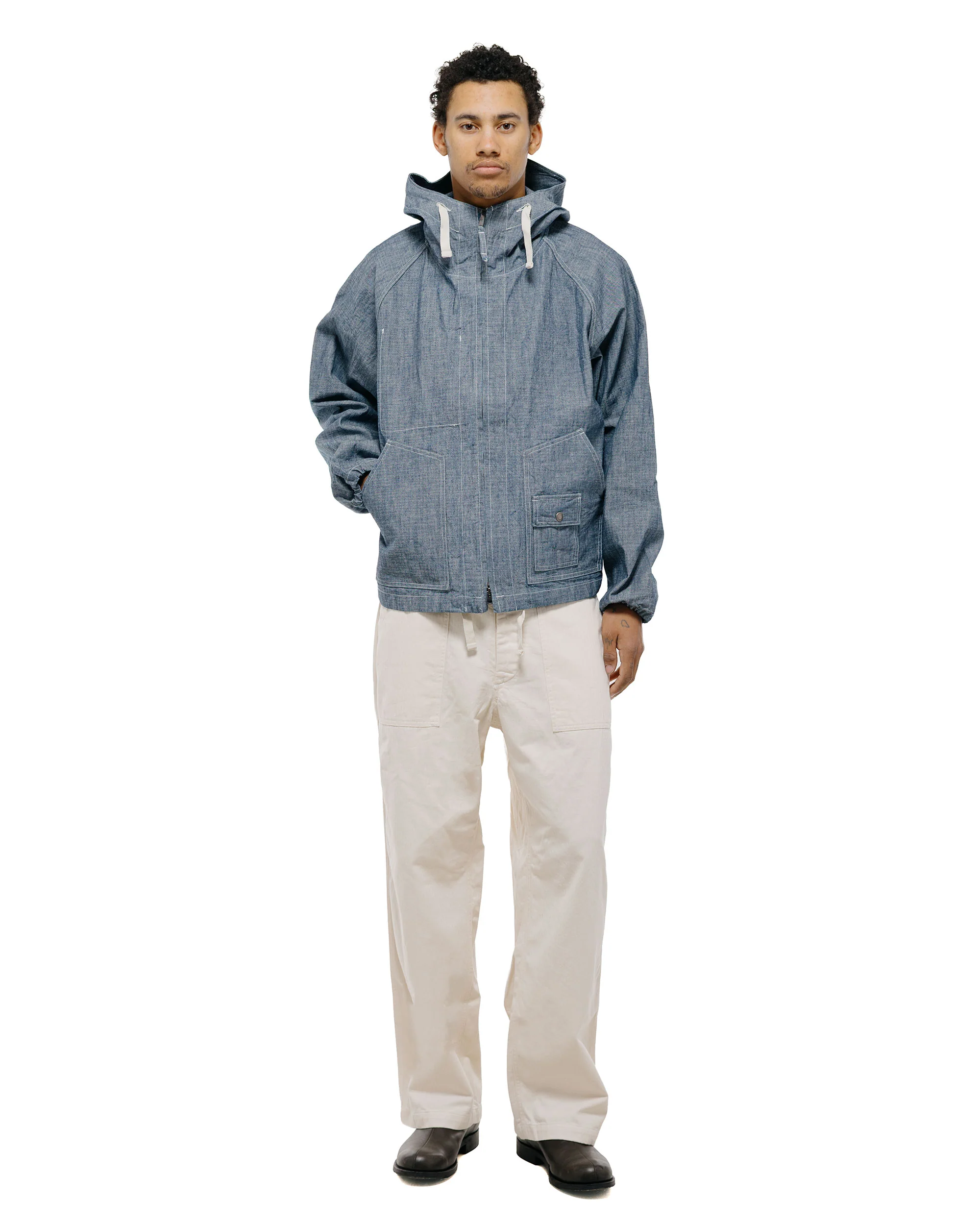 Engineered Garments Workaday Deck Parka Indigo 10oz Sea Canvas - Image 5