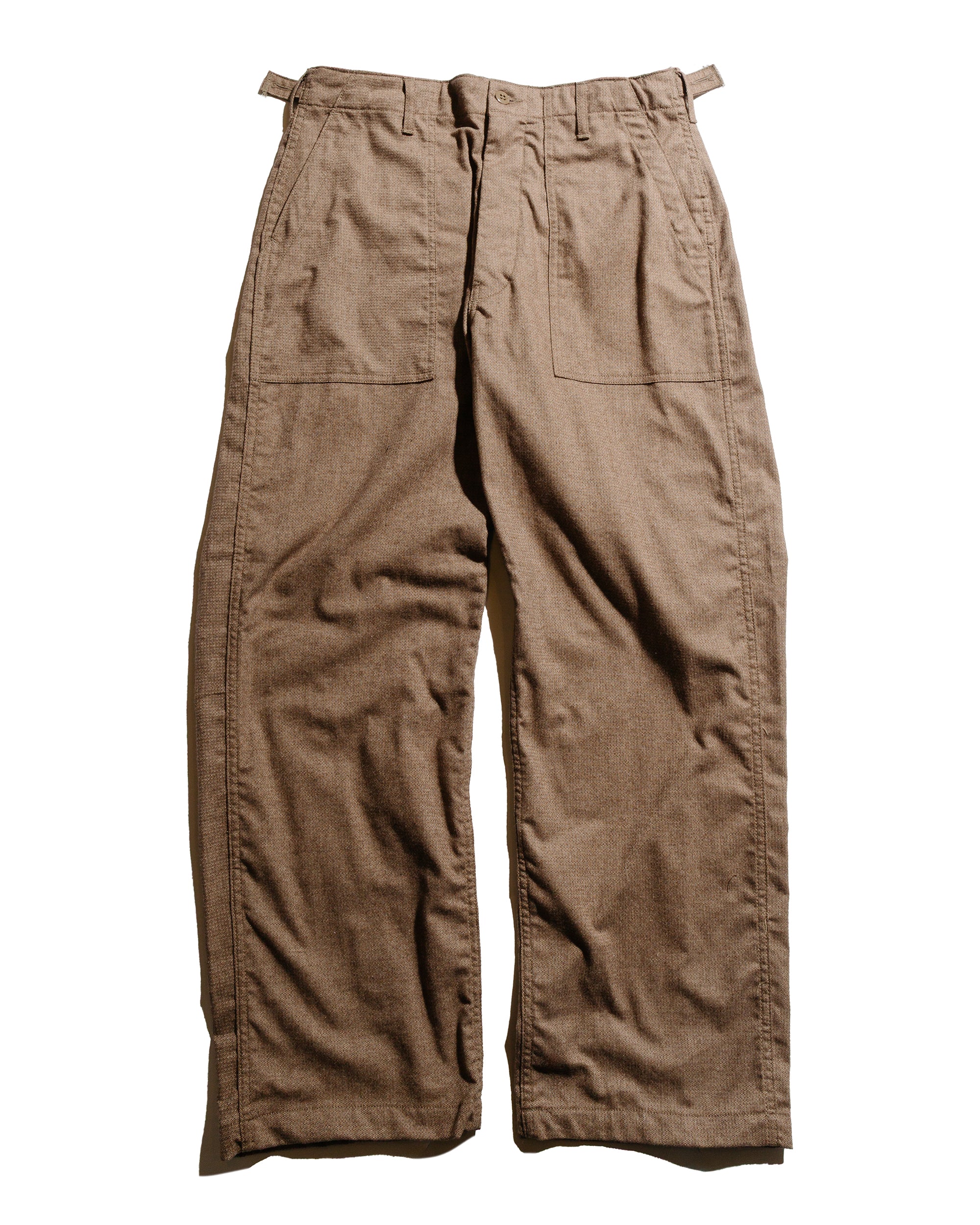 Engineered Garments Workaday Fatigue Pant Brown CP Homespun