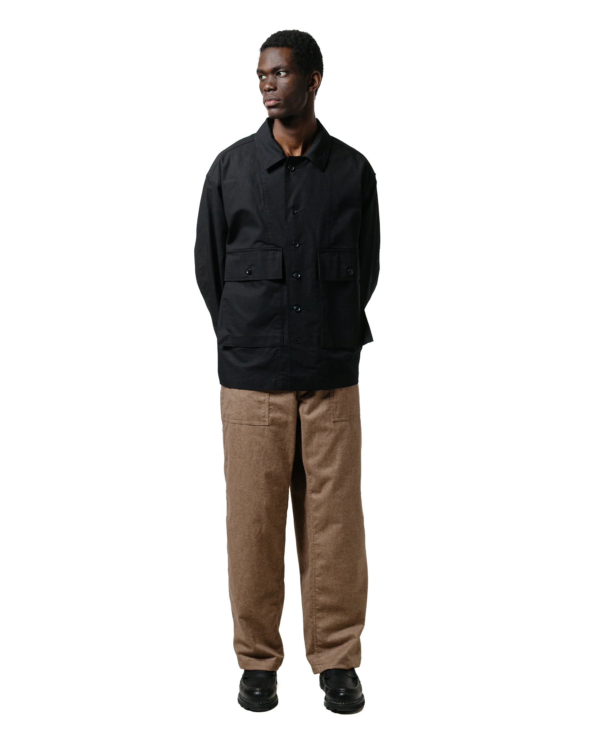 Engineered Garments Workaday Fatigue Pant Brown CP Homespun - Image 4