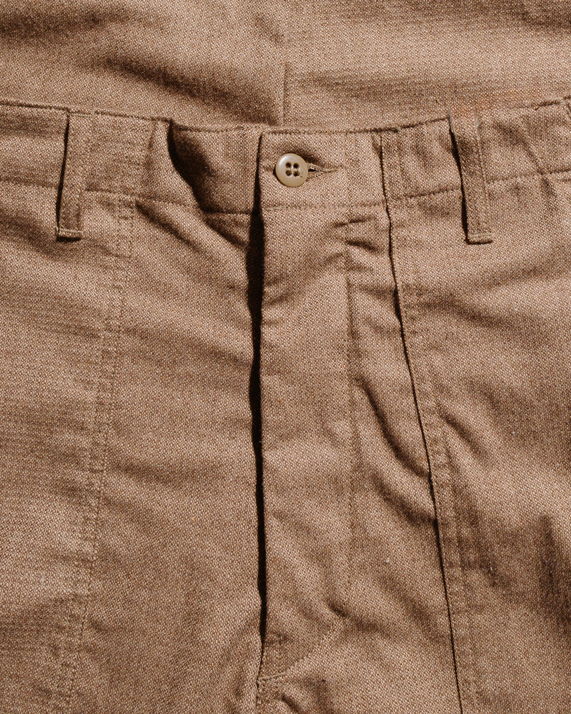 Engineered Garments Workaday Fatigue Pant Brown CP Homespun - Image 5