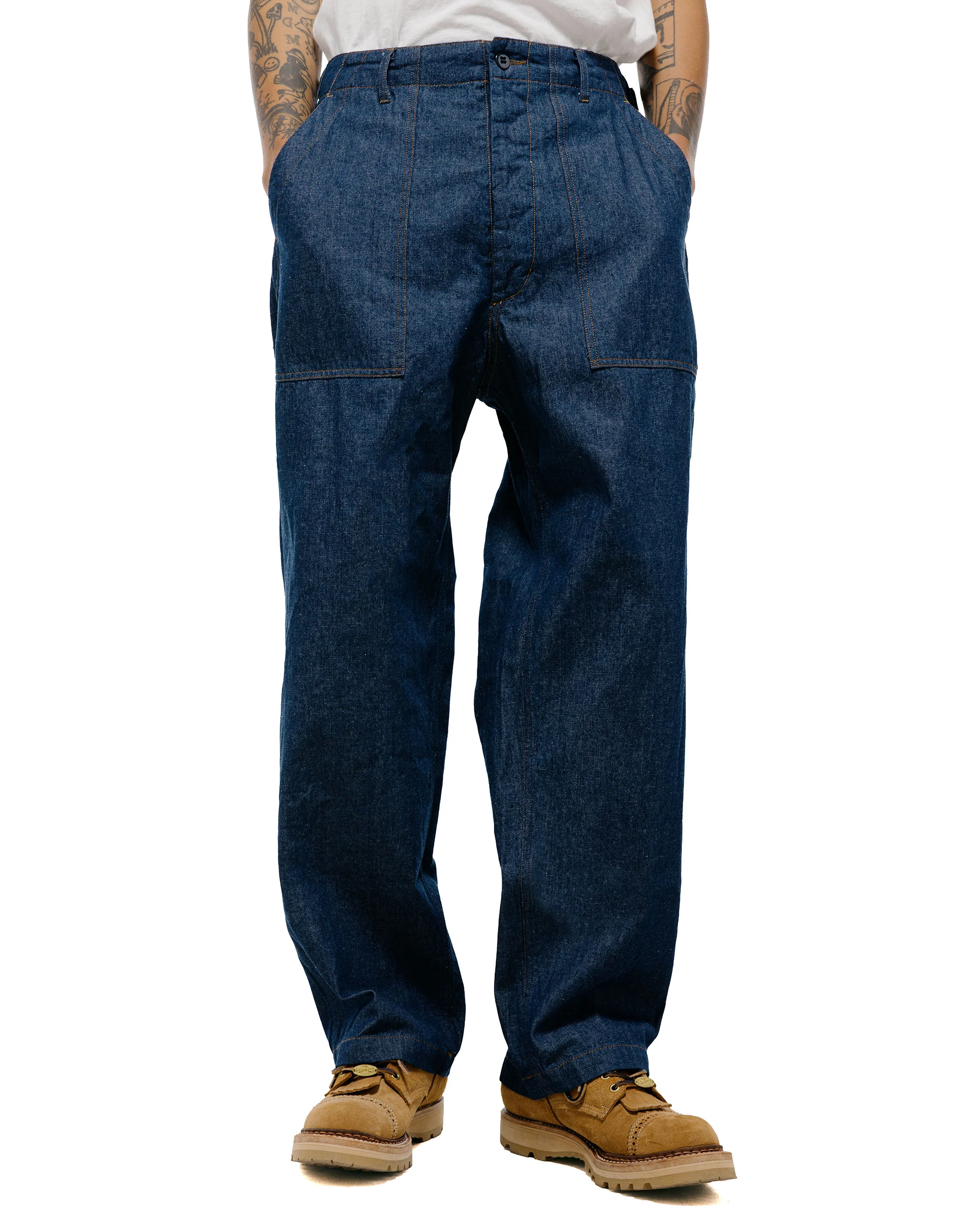Engineered Garments Workaday Fatigue Pant Indigo Industrial 8oz Denim - Image 2