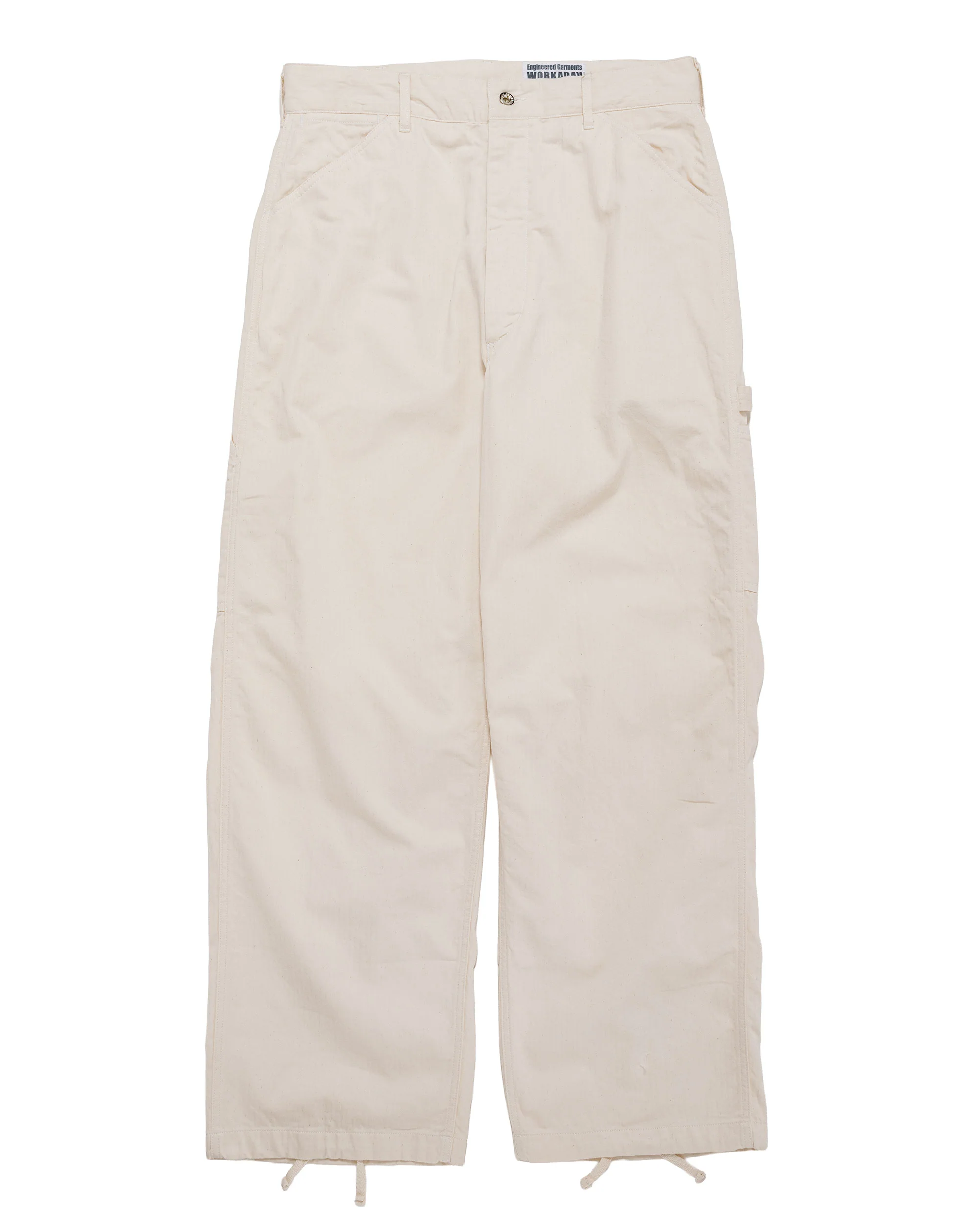 Engineered Garments Workaday Painter Pant Natural 7oz Cotton HB Twill