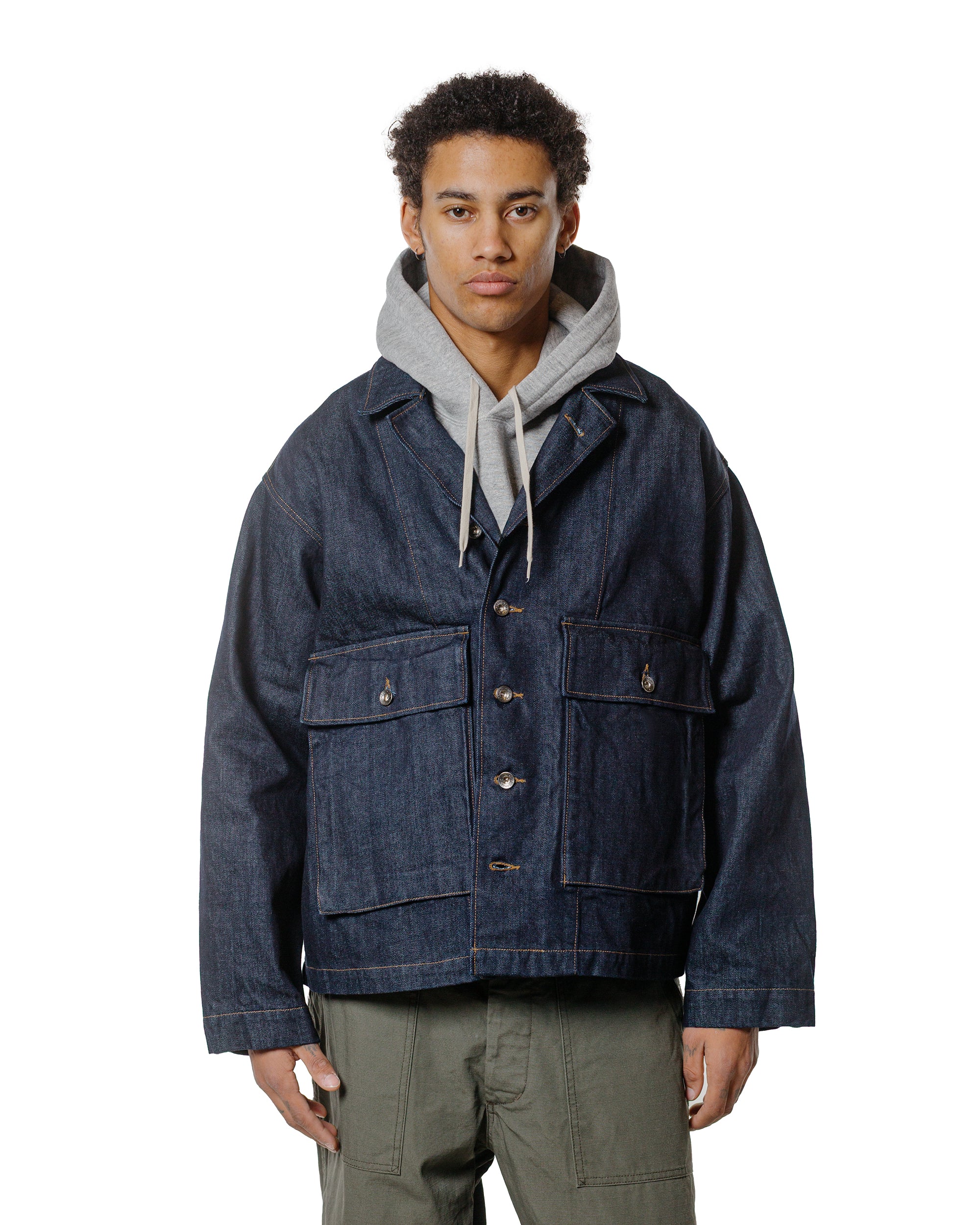 Engineered Garments Workaday Sea Bees Jacket Indigo 12oz Cone Denim - Image 2