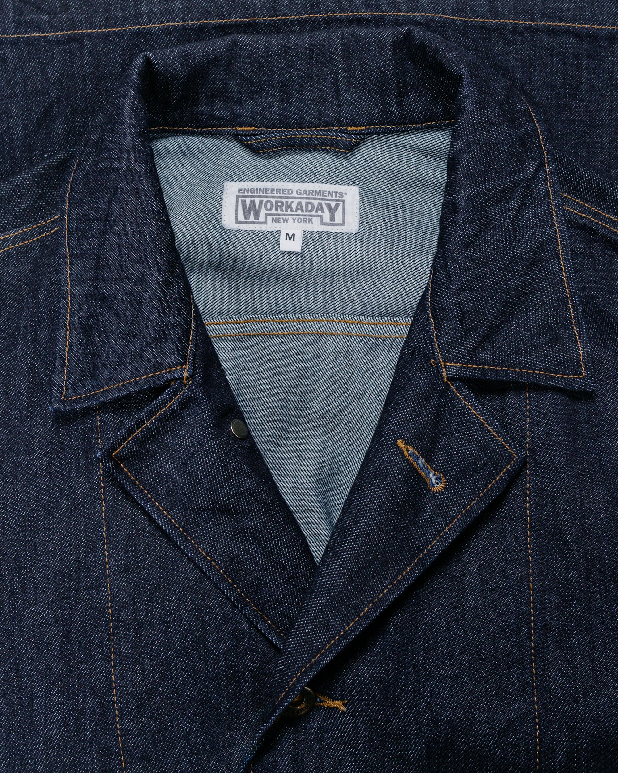Engineered Garments Workaday Sea Bees Jacket Indigo 12oz Cone Denim - Image 5