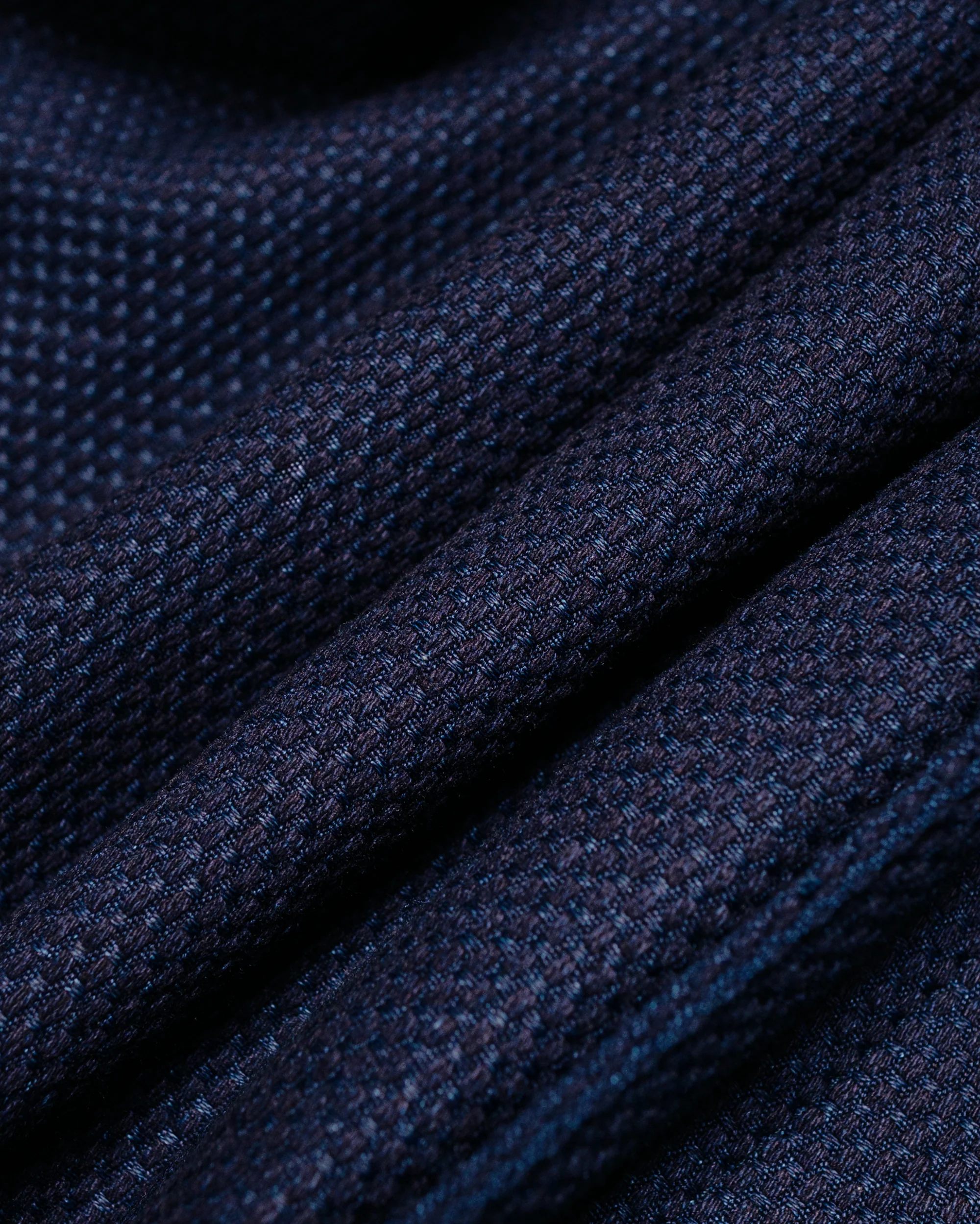Engineered Garments Workaday Shop Coat Dark Navy Cotton Heavy Basketweave - Image 5
