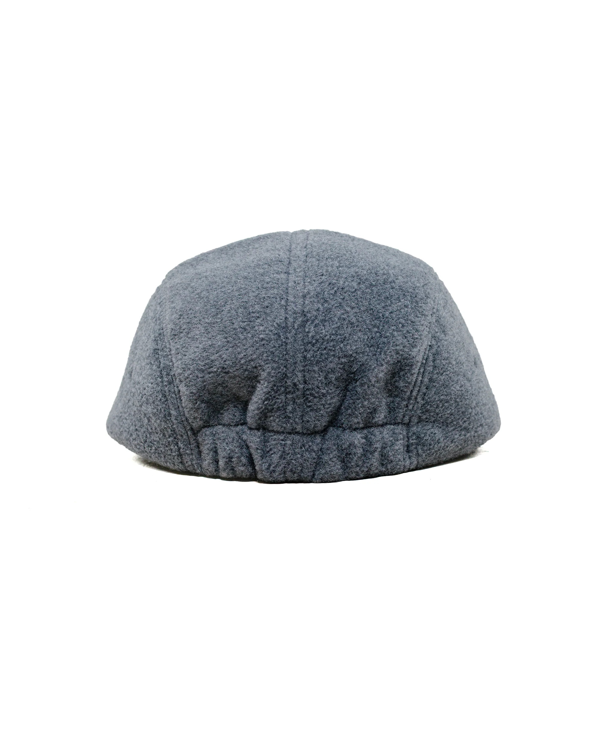 Found Feather 5 Panel Jet Cap Polar Fleece Grey Navy - Image 2