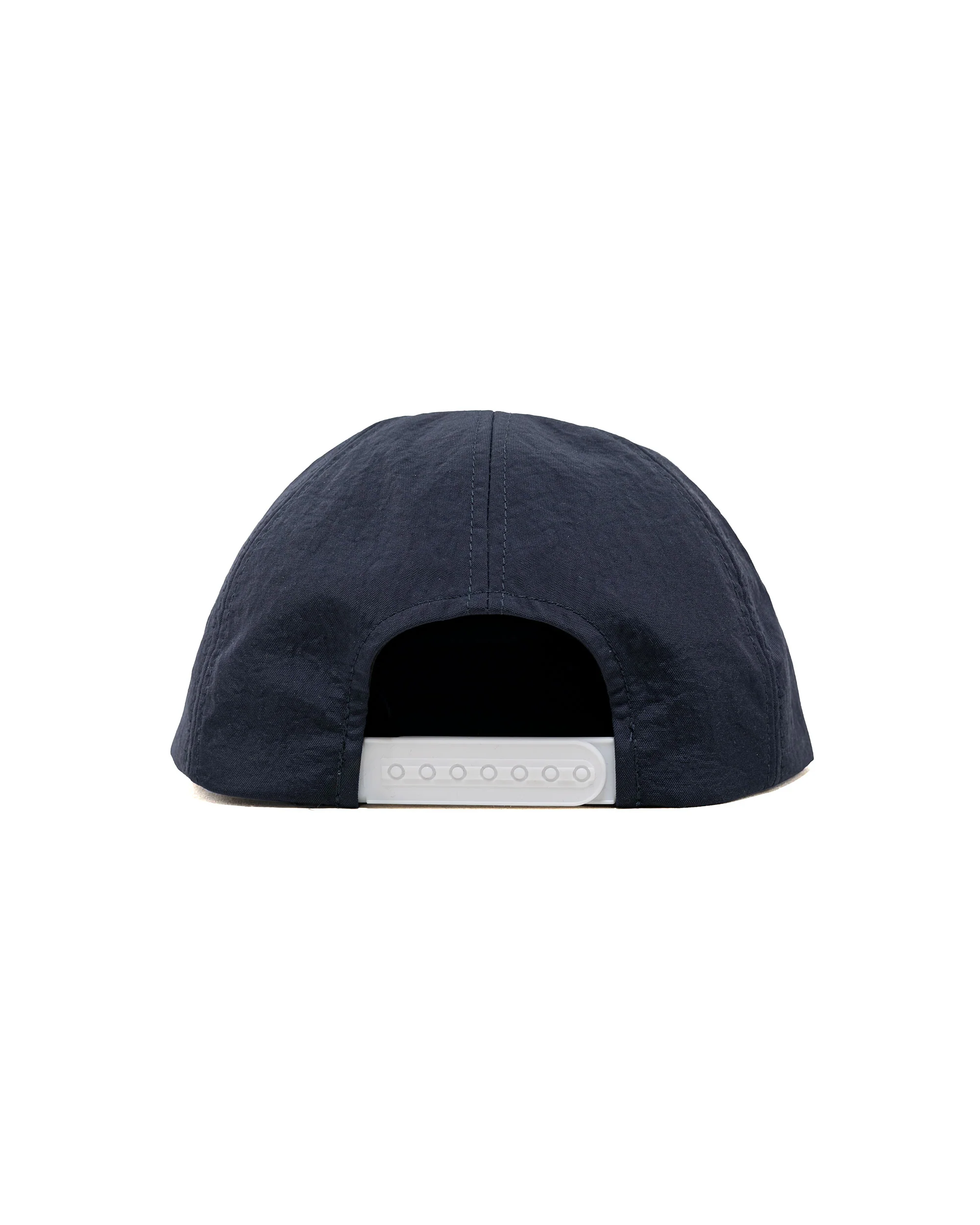Found Feather 5 Panel Snap Back Nylon Dyed Tusser Navy - Image 2