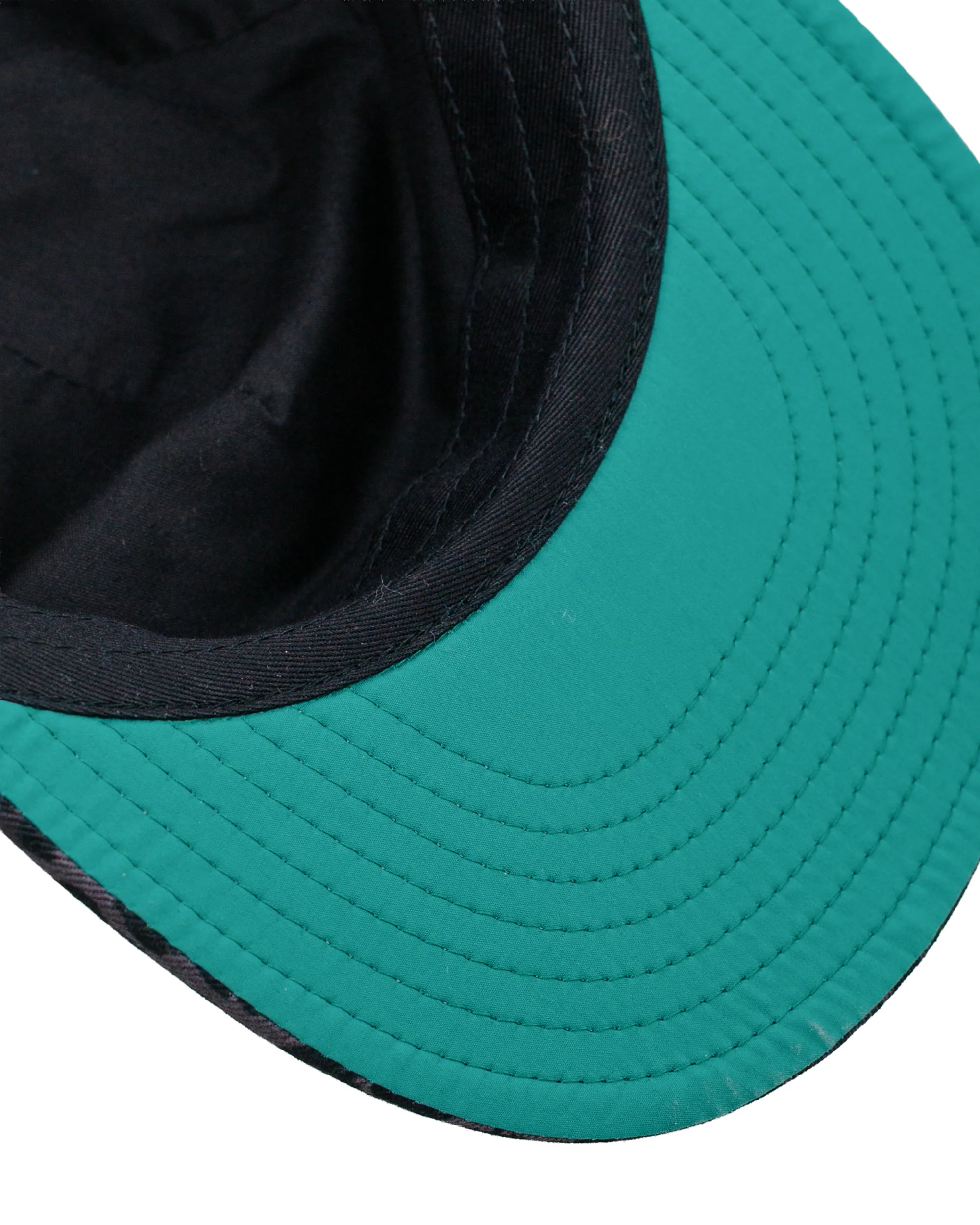 Found Feather 5 Panel Trucker Cap Cotton Twill Leopard - Image 3