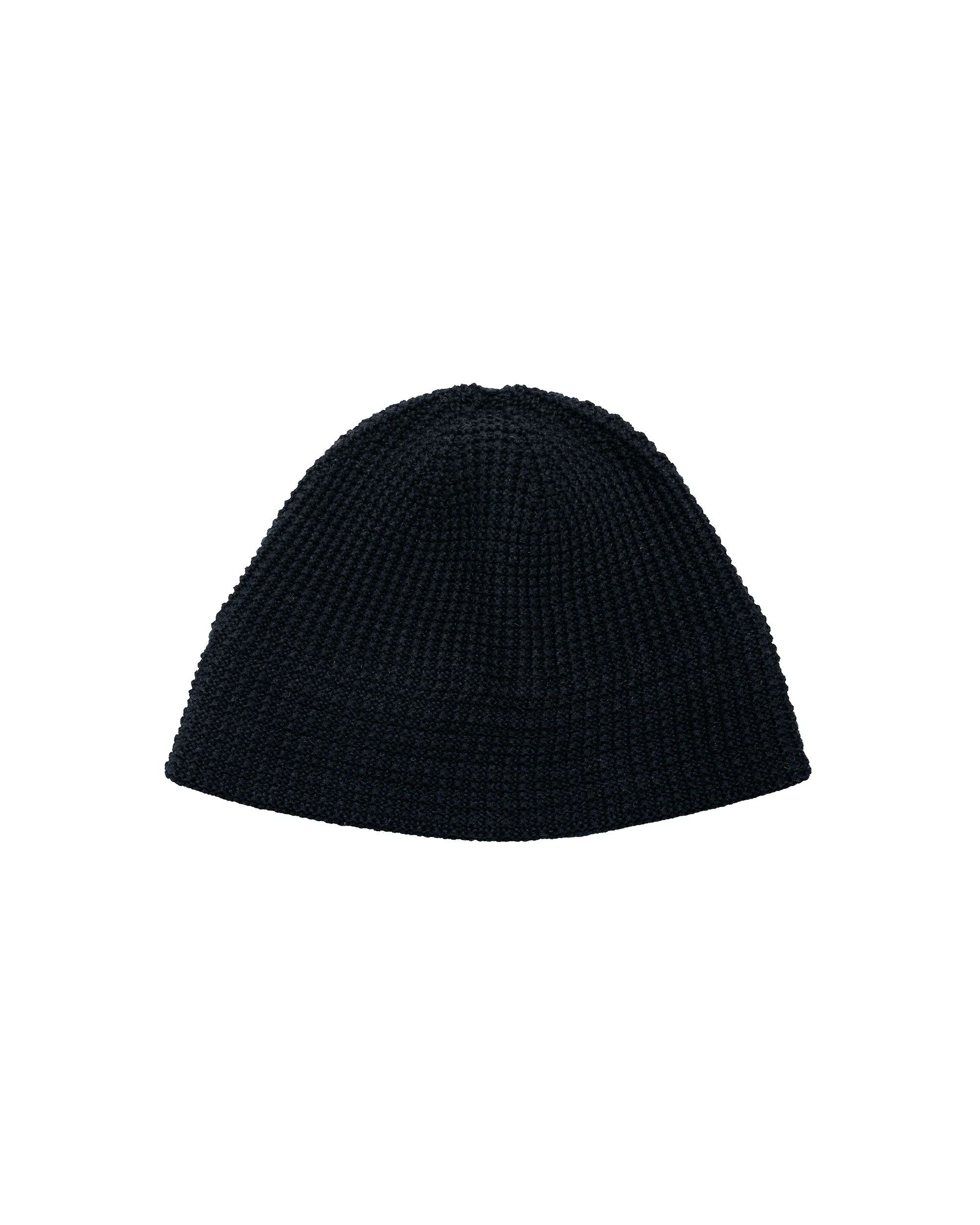 Found Feather Knit Bucket Hat Black