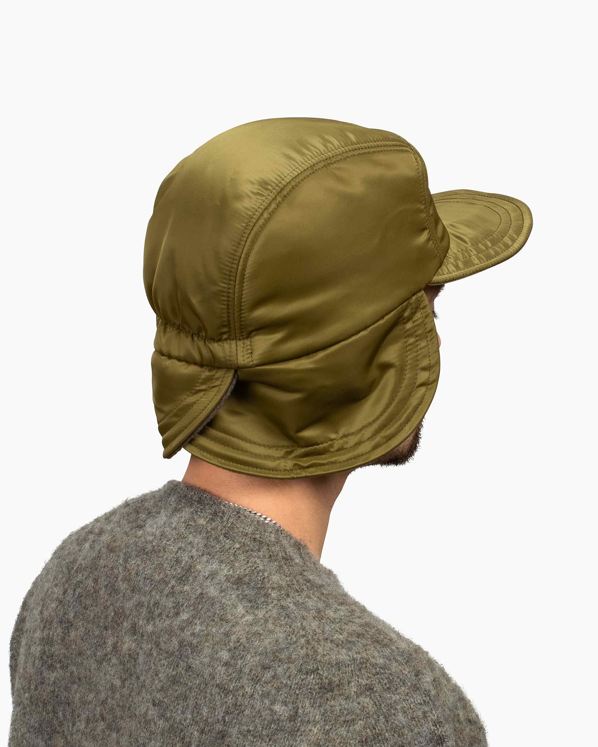 Found Feather Lily Pad Hat Green - Image 3