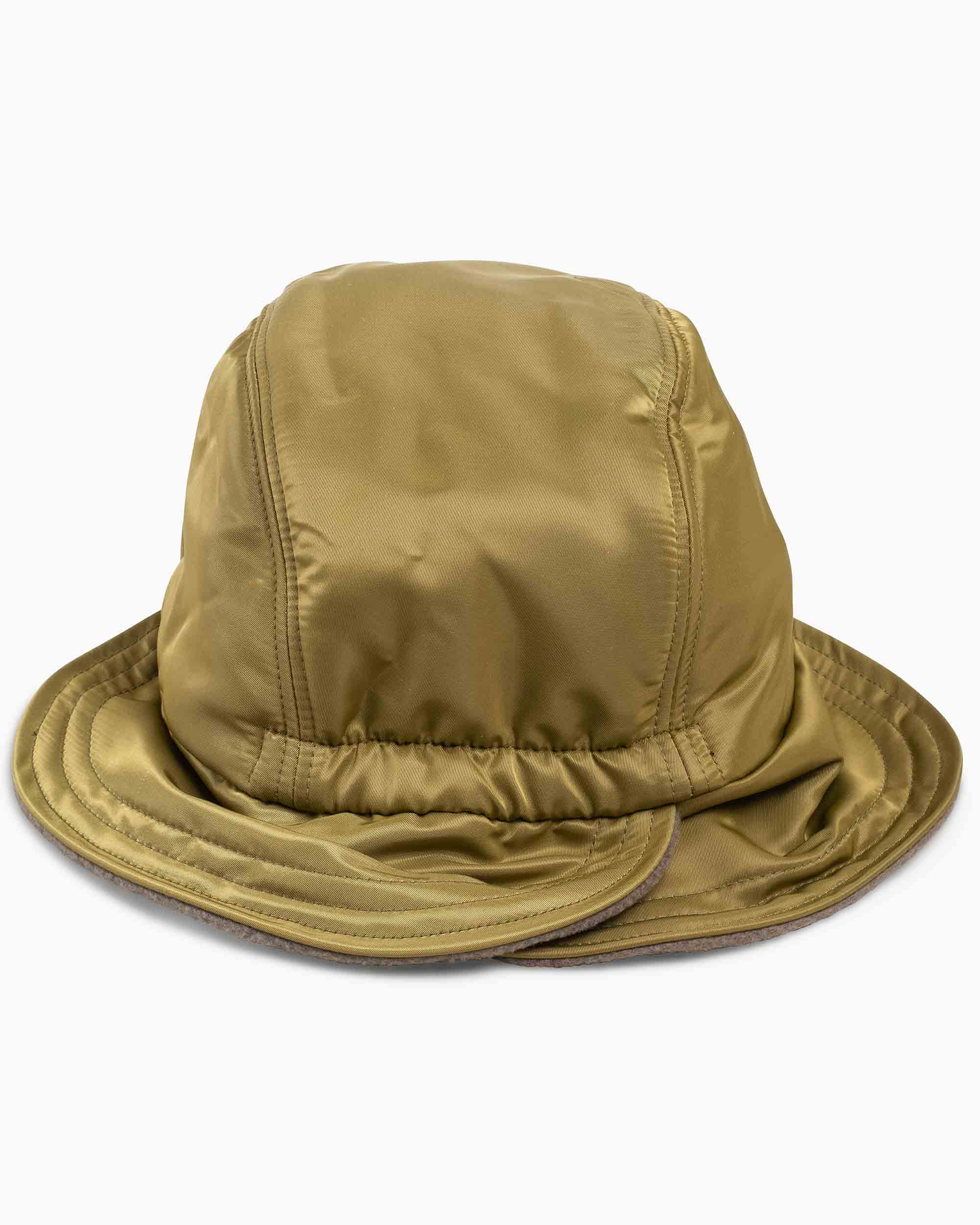 Found Feather Lily Pad Hat Green - Image 4