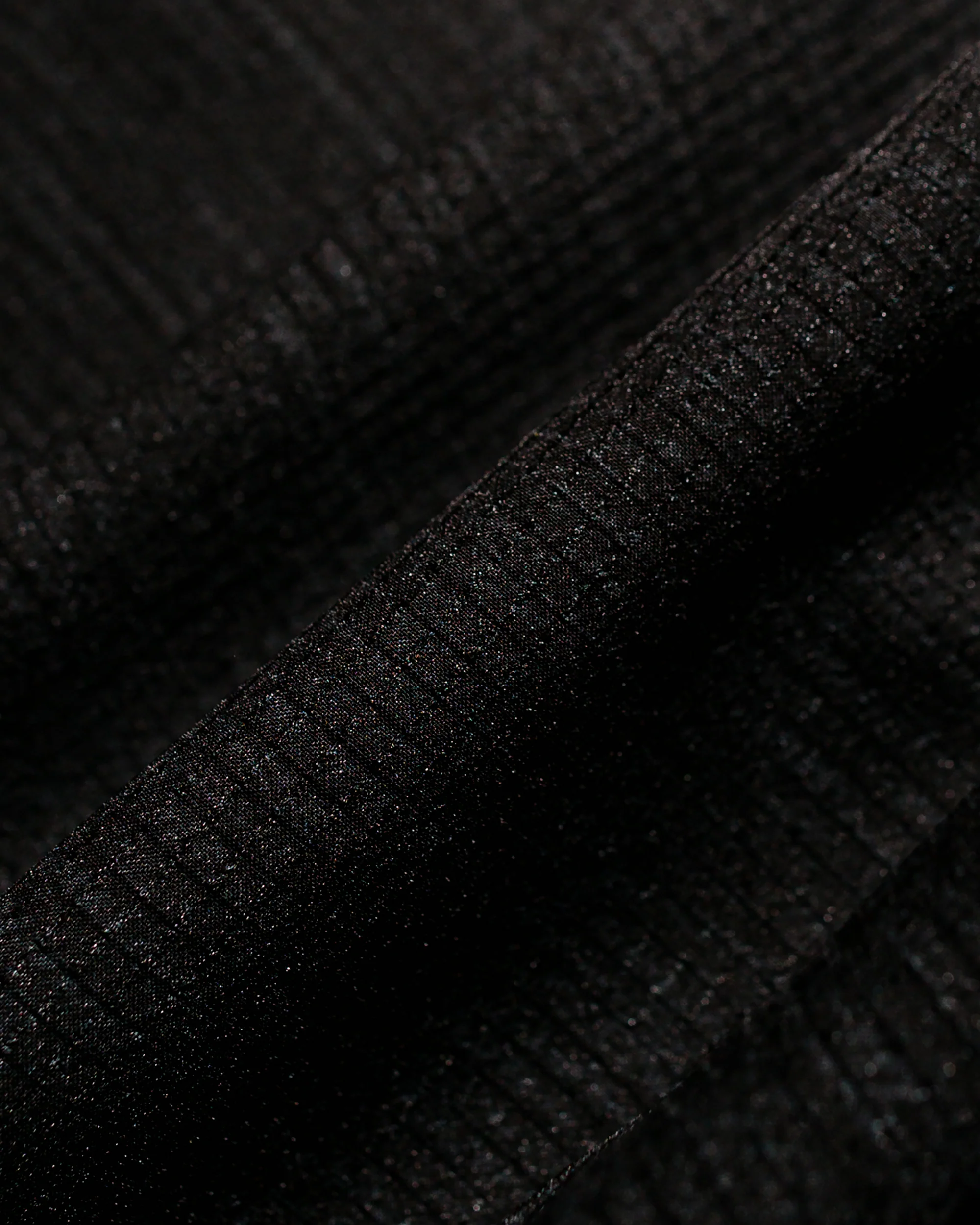 Found Feather MIL Spec Shorts Dot AIR Slub Linen Black - Image 6