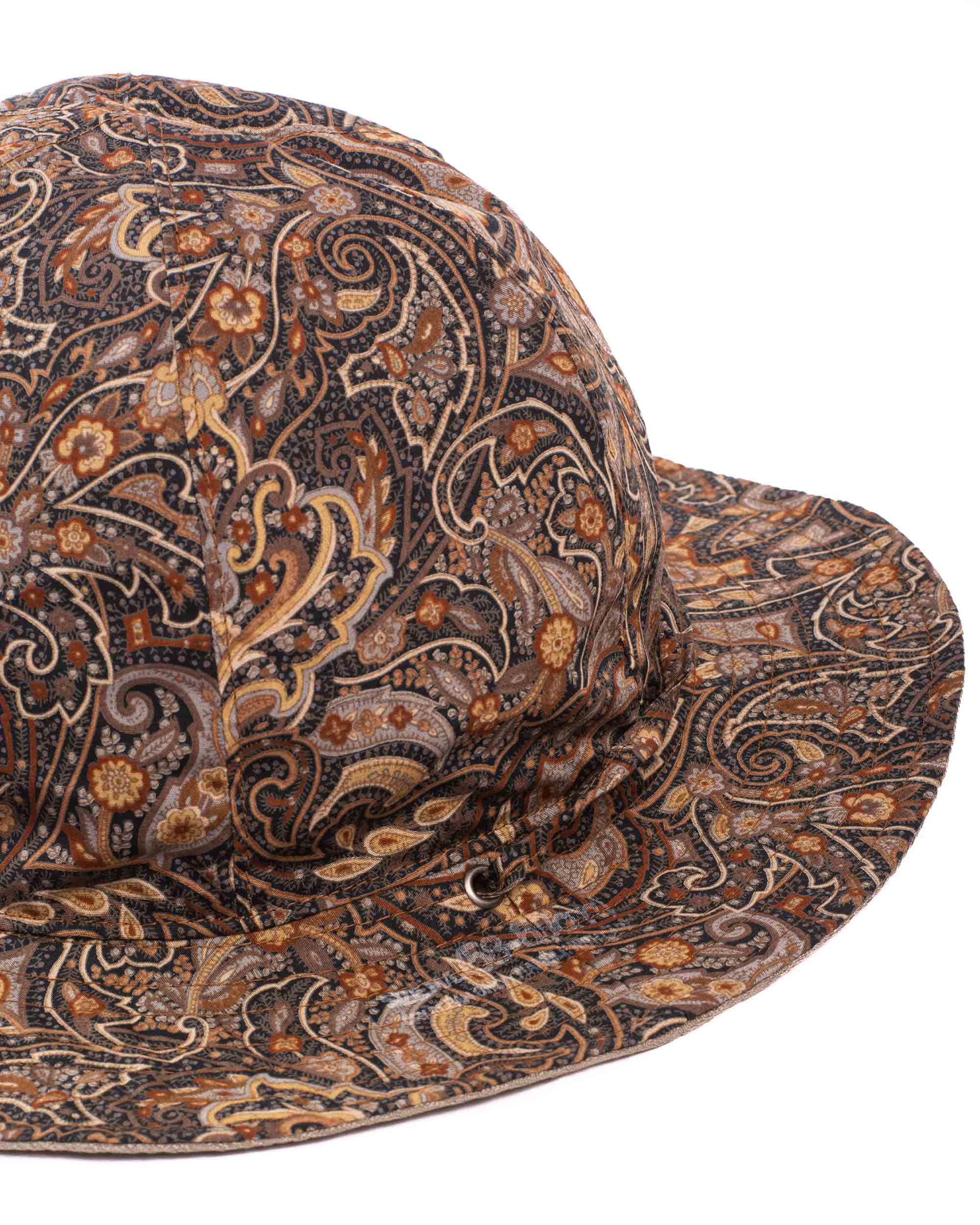Found Feather Military Sun Hat (Reversible) Paisley + Yoryu Wasabi - Image 4