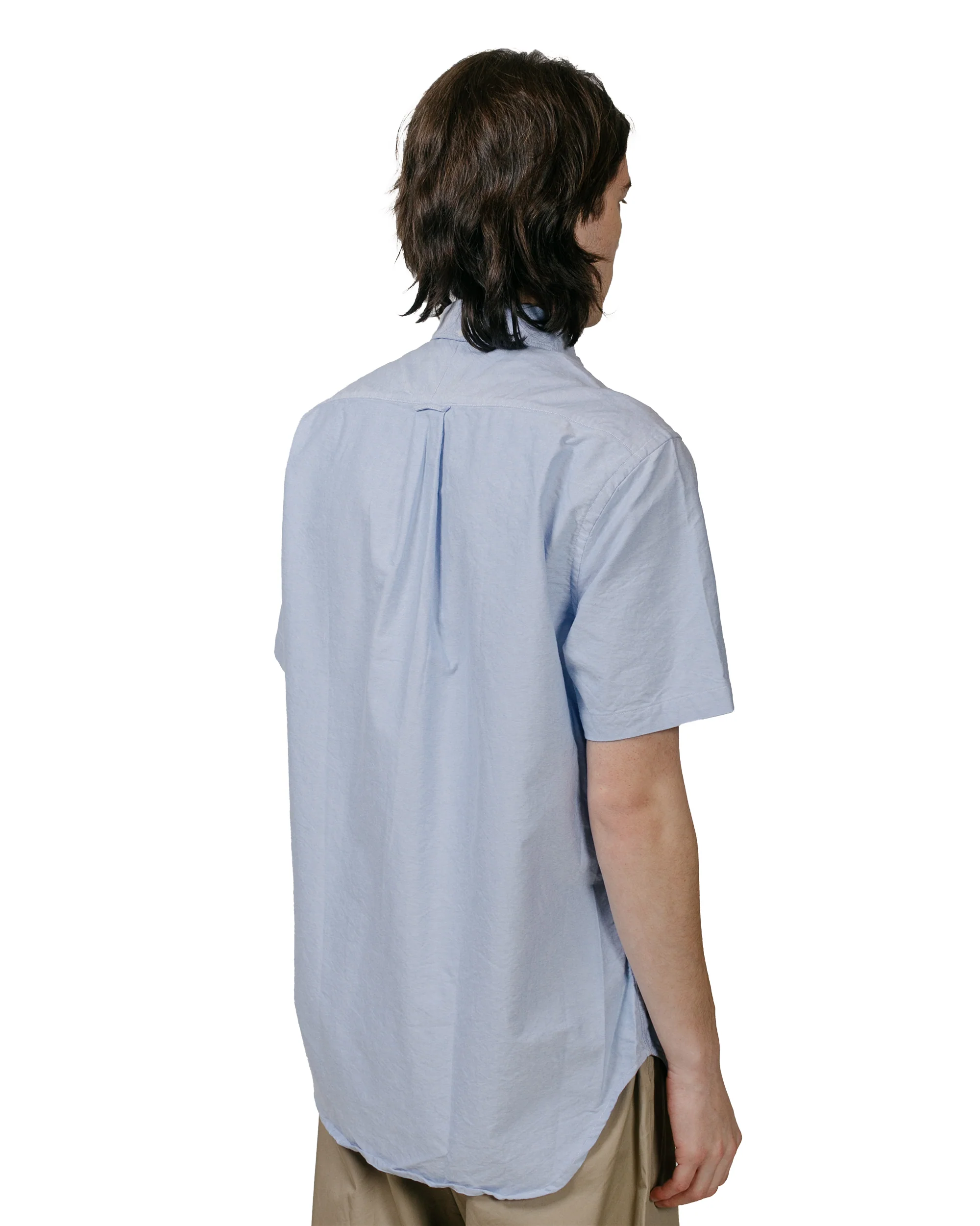 Gitman Vintage Bros. Blue Oxford Short Sleeve - Image 3