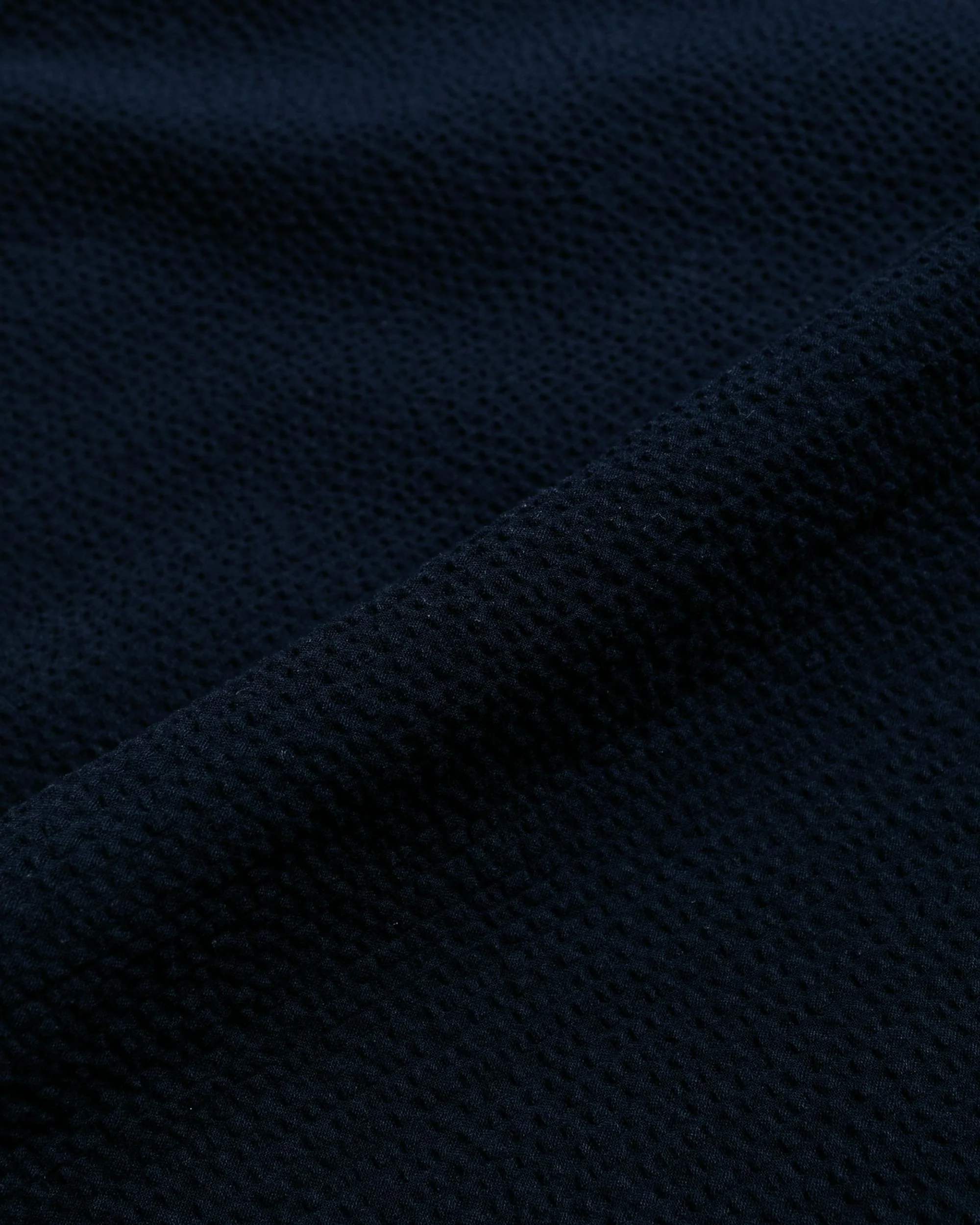 Gitman Vintage Bros. Navy Overdye Seersucker Shirt - Image 5