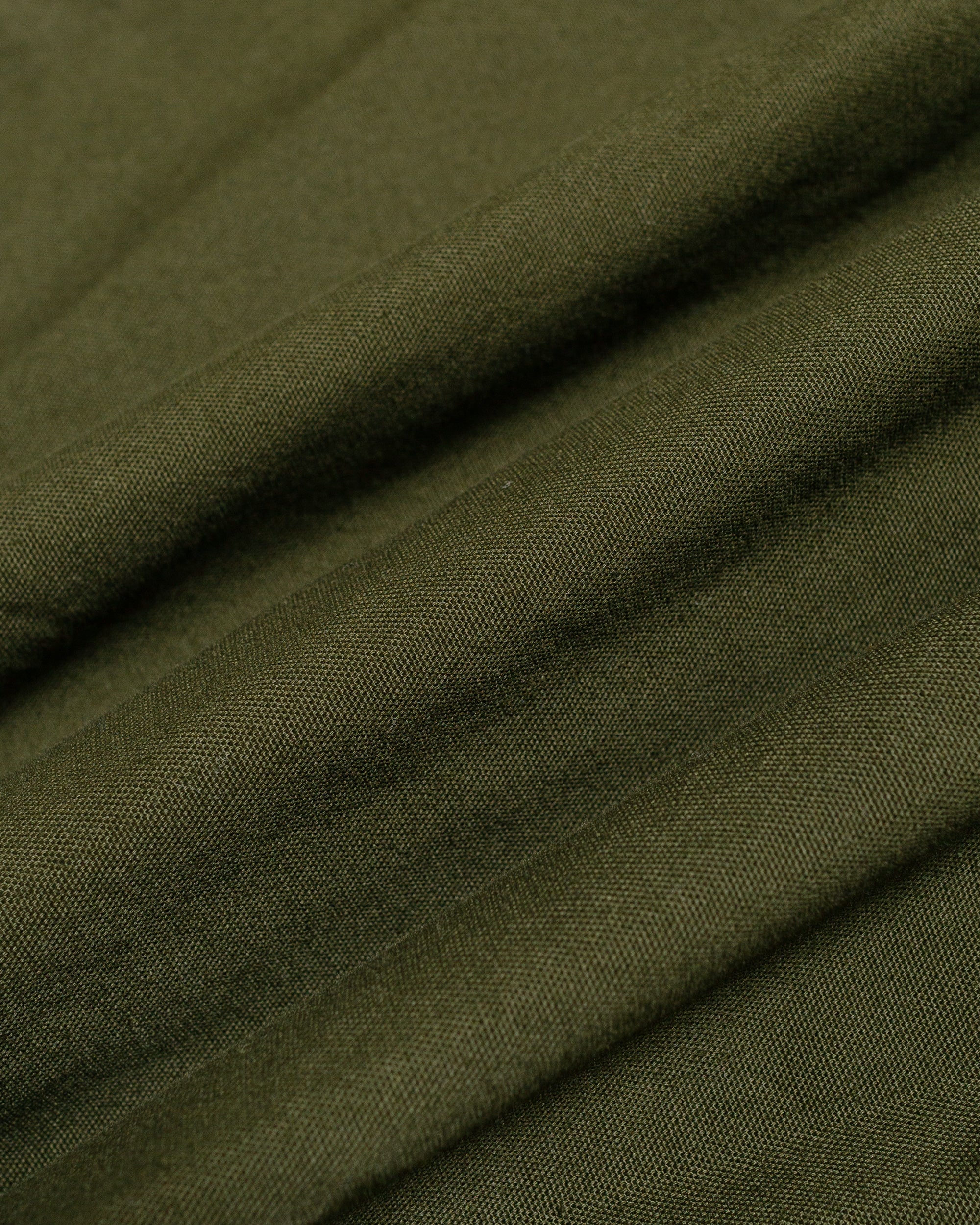 Gitman Vintage Bros. Long Sleeve Olive Overdye Oxford - Image 5