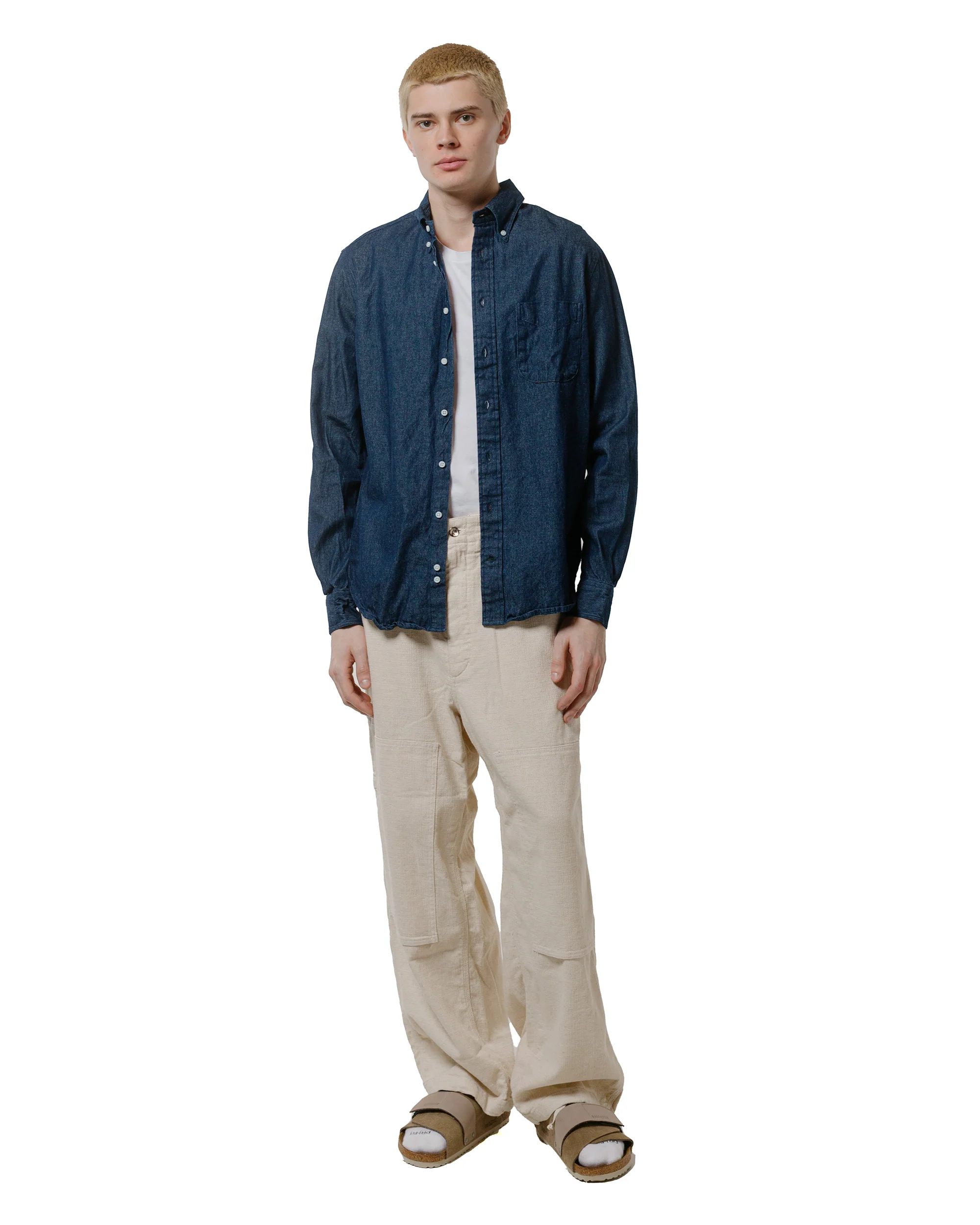 Gitman Vintage Bros. Summerweight Indigo Denim Shirt - Image 4
