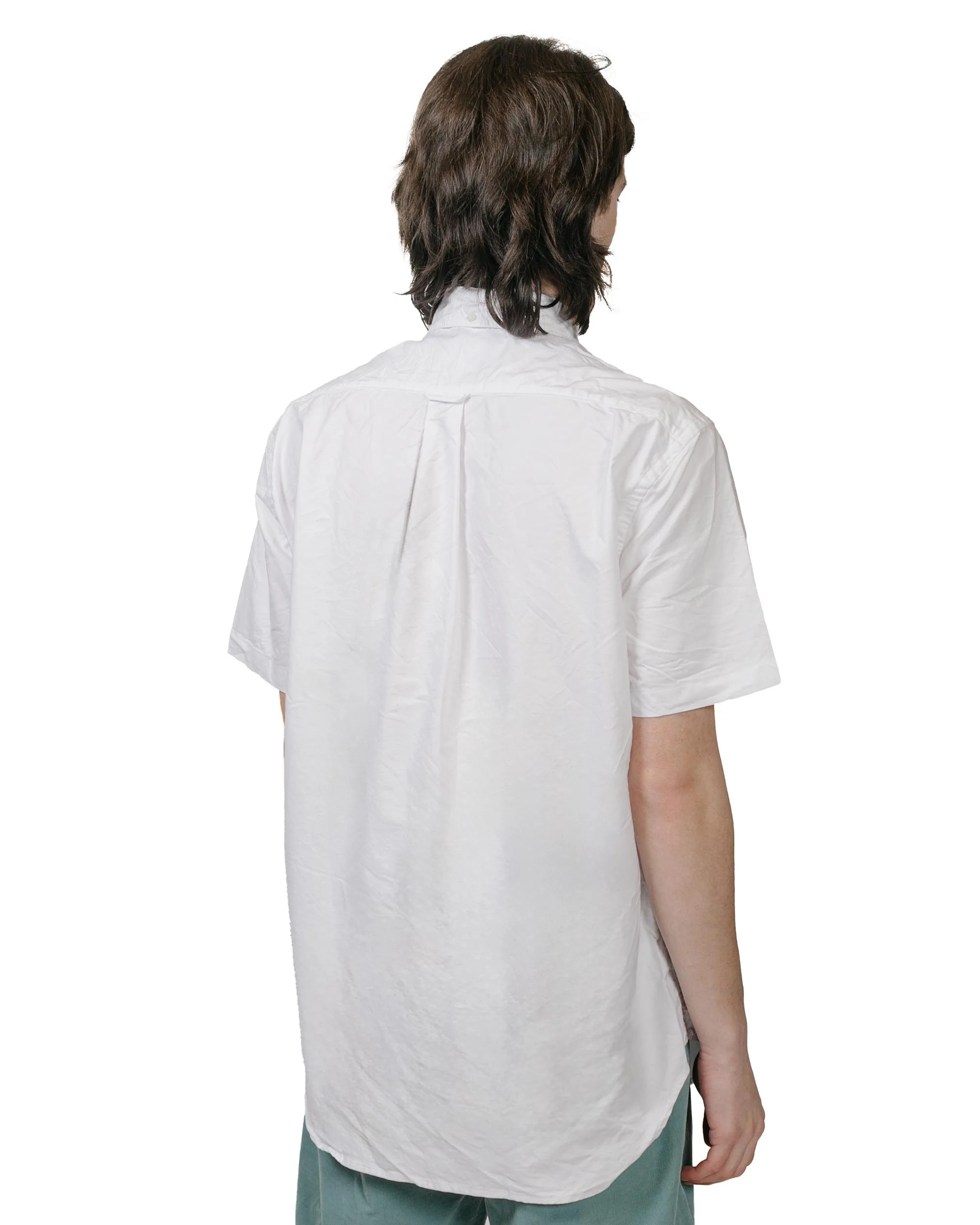 Gitman Vintage Bros. White Oxford Short Sleeve - Image 3