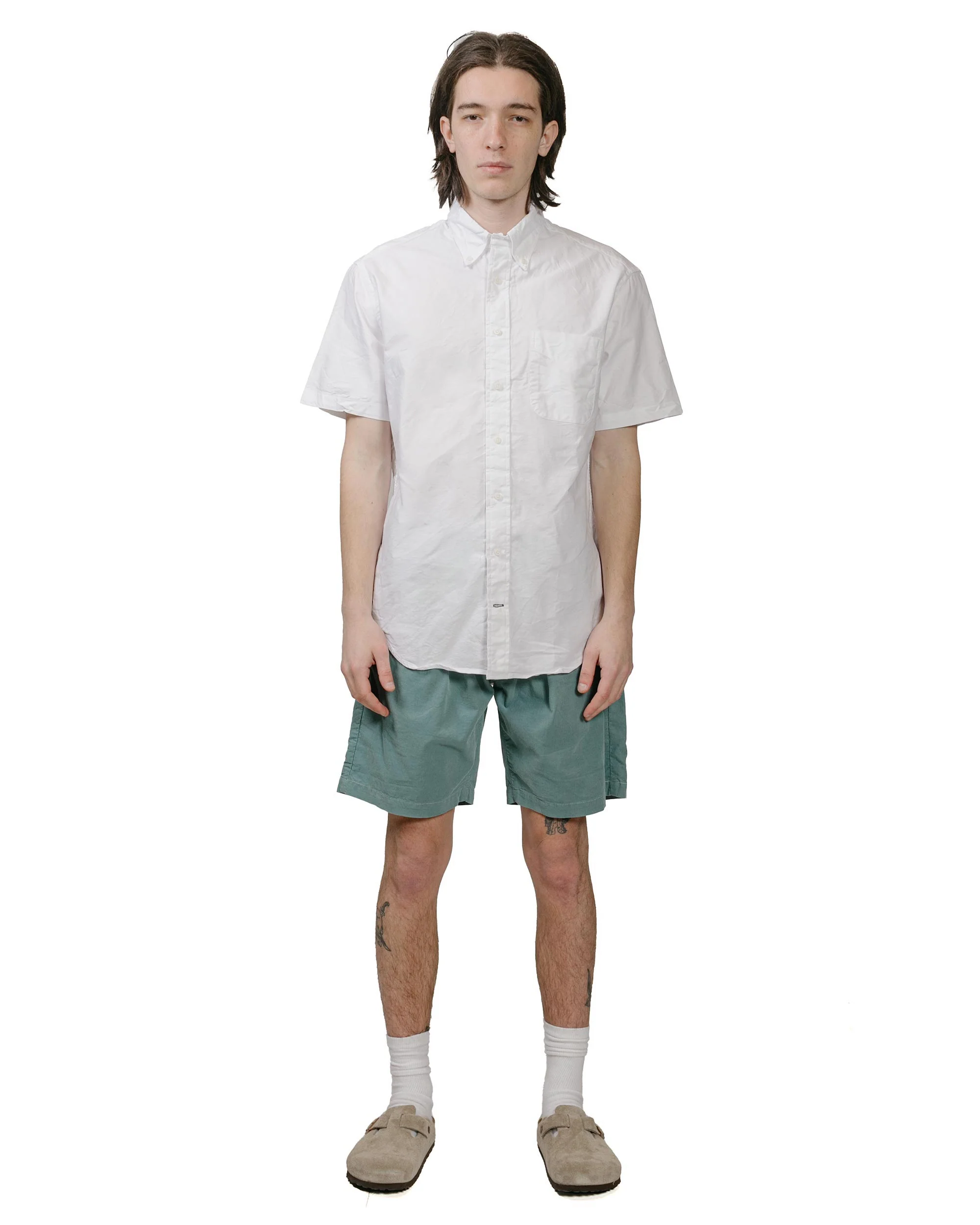 Gitman Vintage Bros. White Oxford Short Sleeve - Image 4