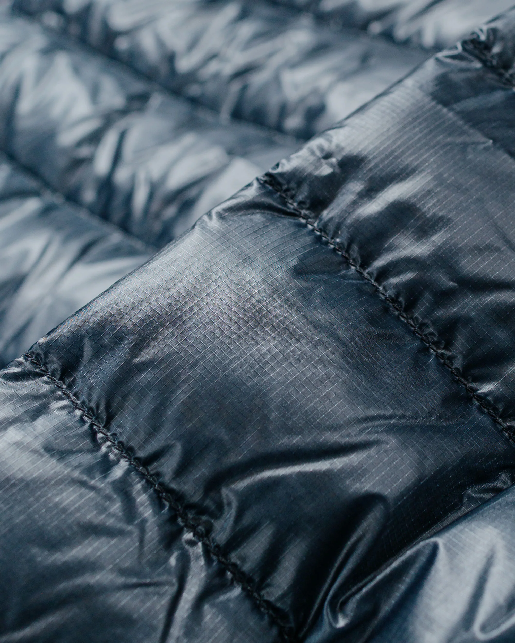 Goldwin 1000FP Sputtering Hooded Down Jacket Wolf Gray - Image 7