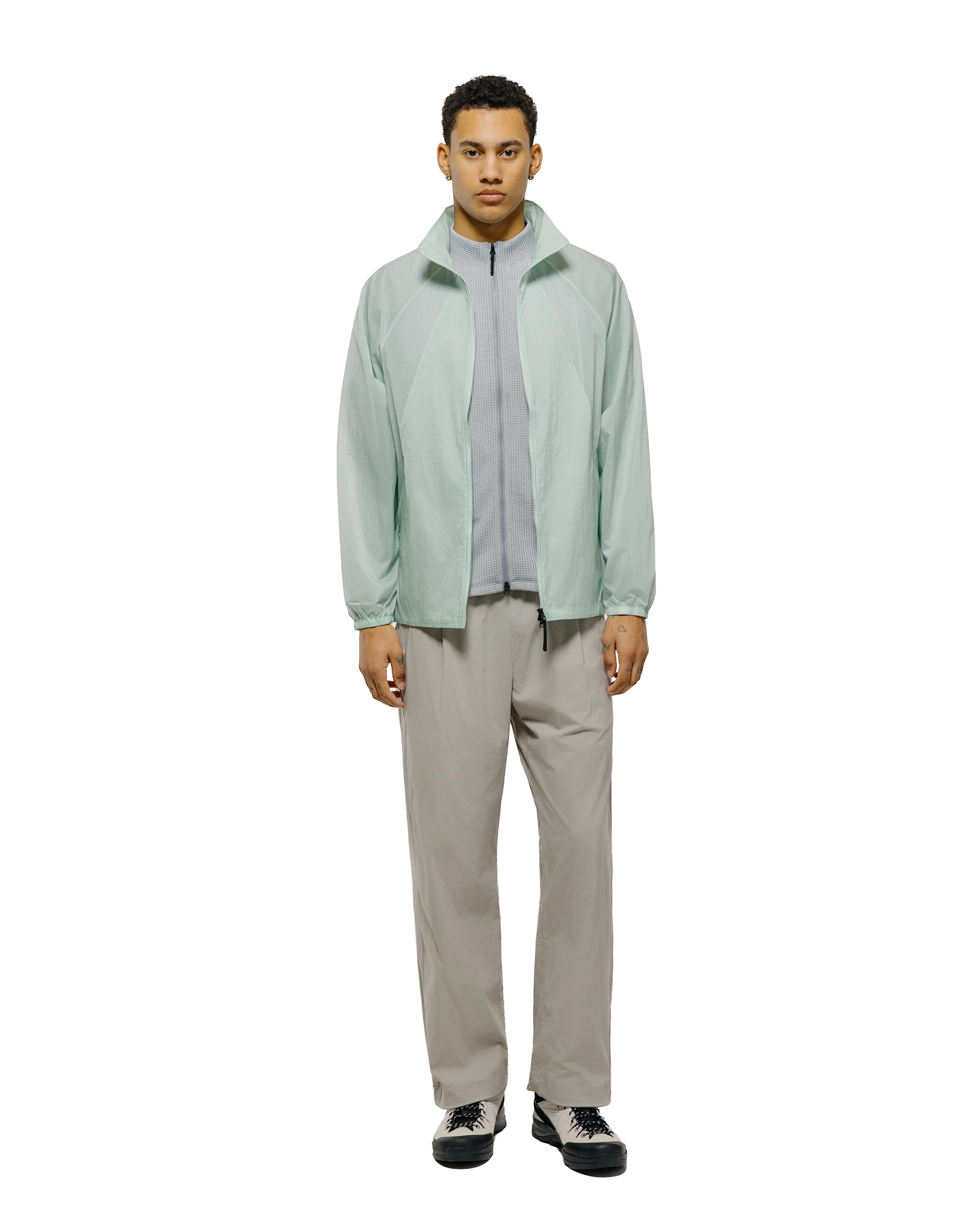 Goldwin Dry Mesh Jacket Sleet Gray - Image 4