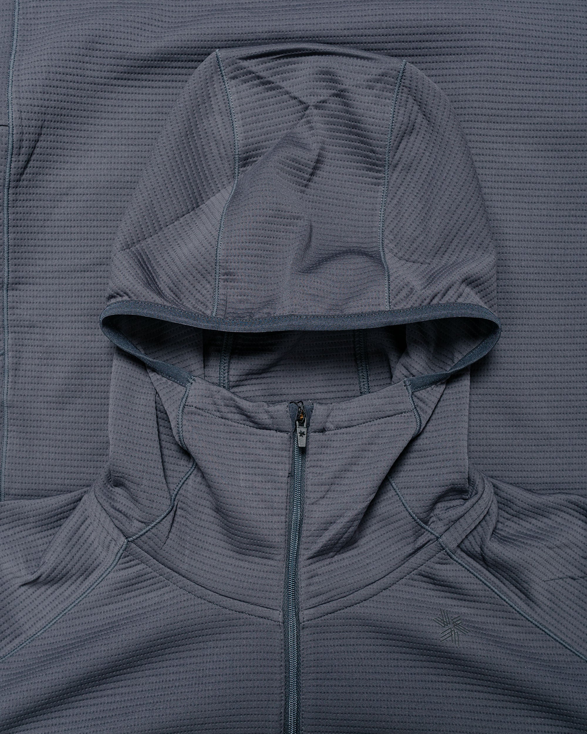 Goldwin Dual Layered L/S Hoodie Cloud Grey - Image 5