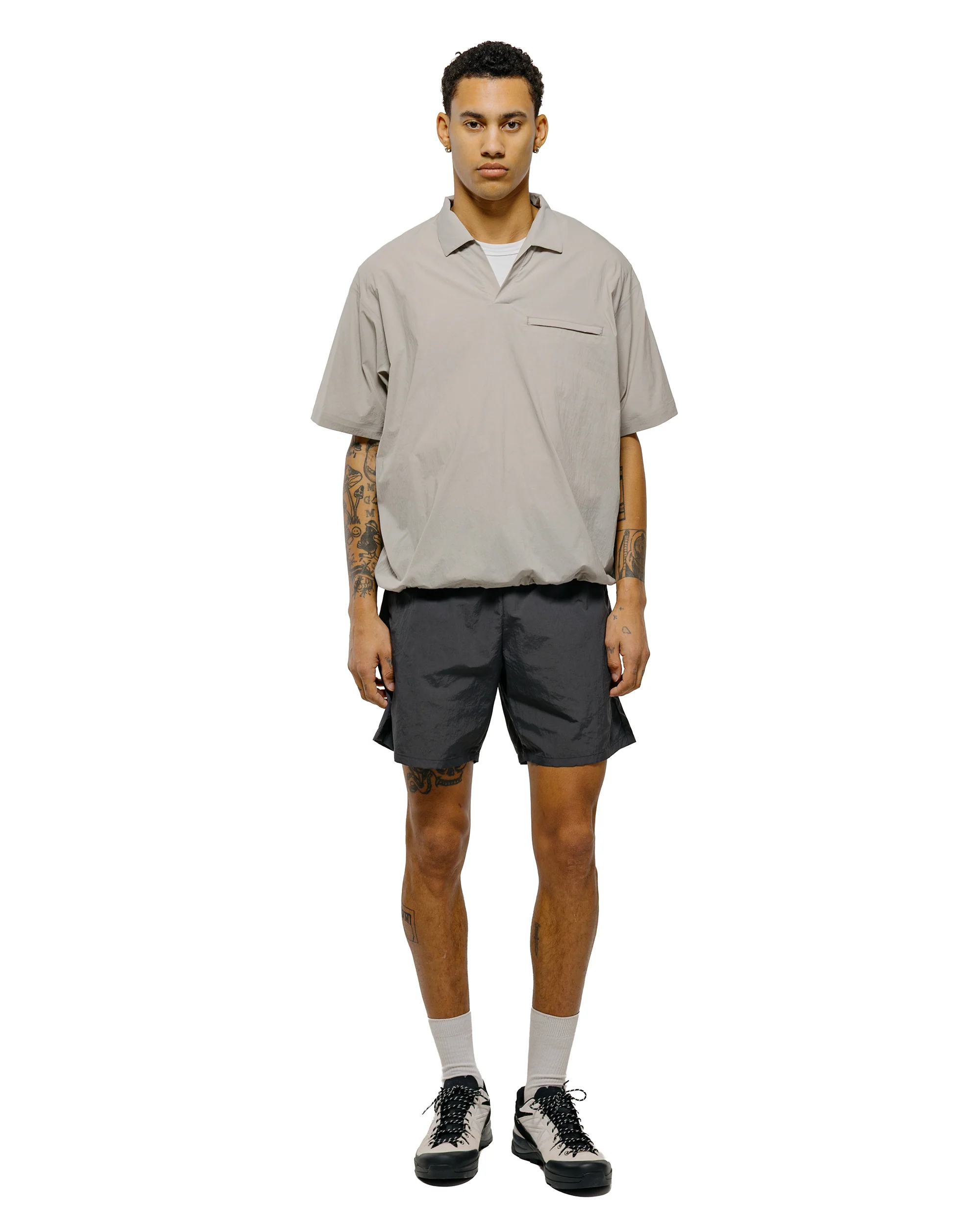 Goldwin Nylon Shorts Deep Charcoal - Image 4