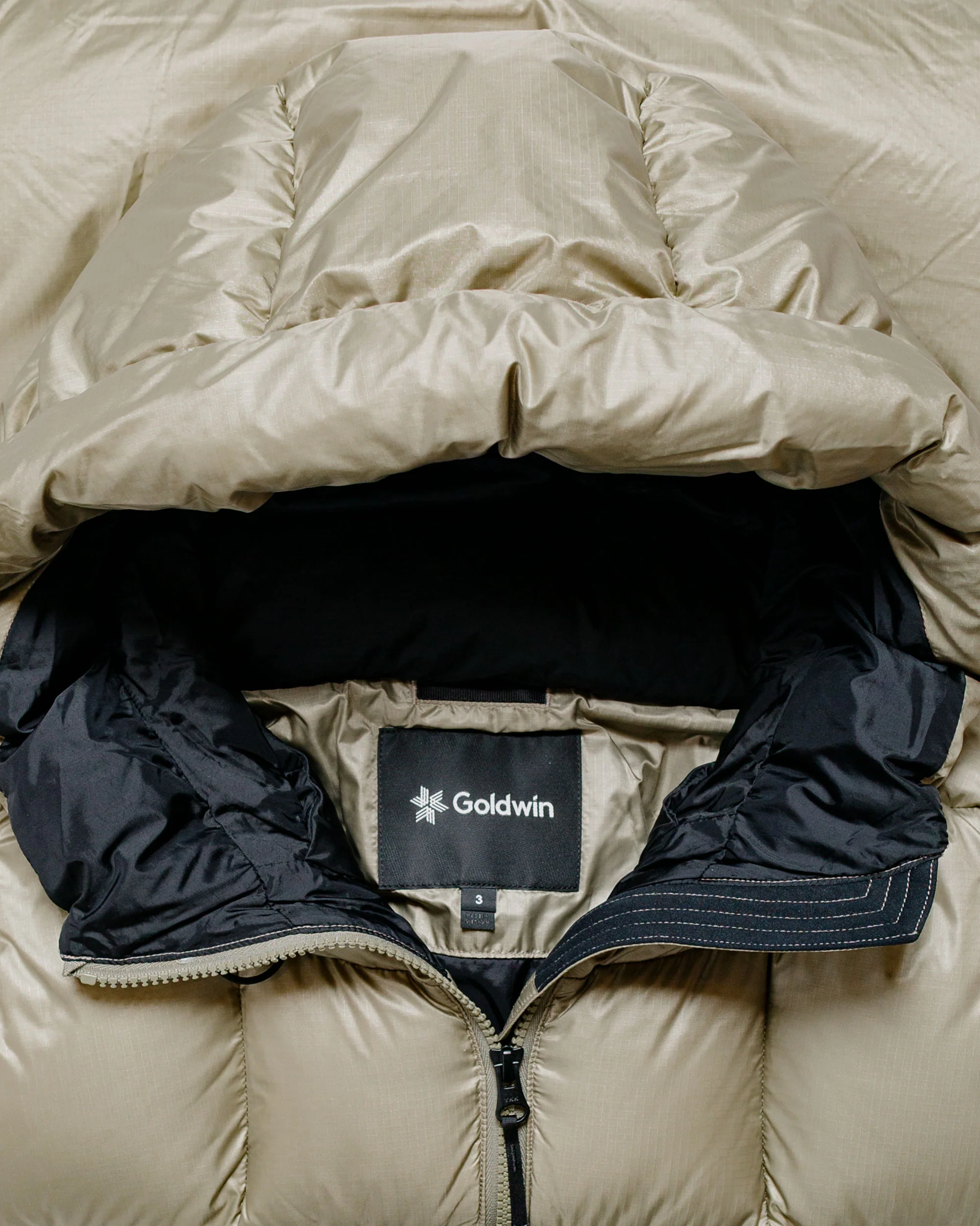 Goldwin PERTEX QUANTUM Down Parka Oak Beige - Image 7