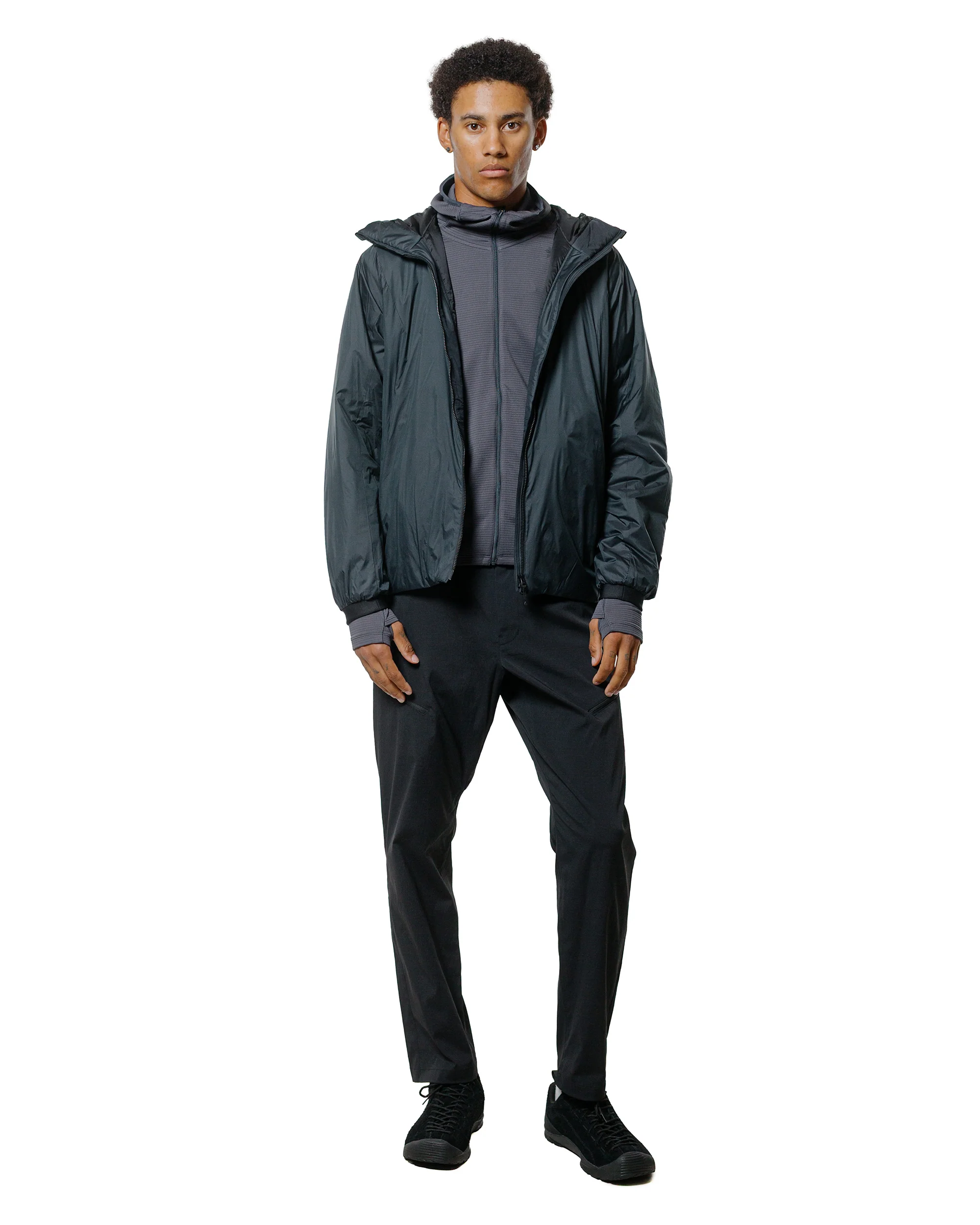 Goldwin PERTEX QUANTUM Padded Warm Jacket Wolf Gray - Image 5