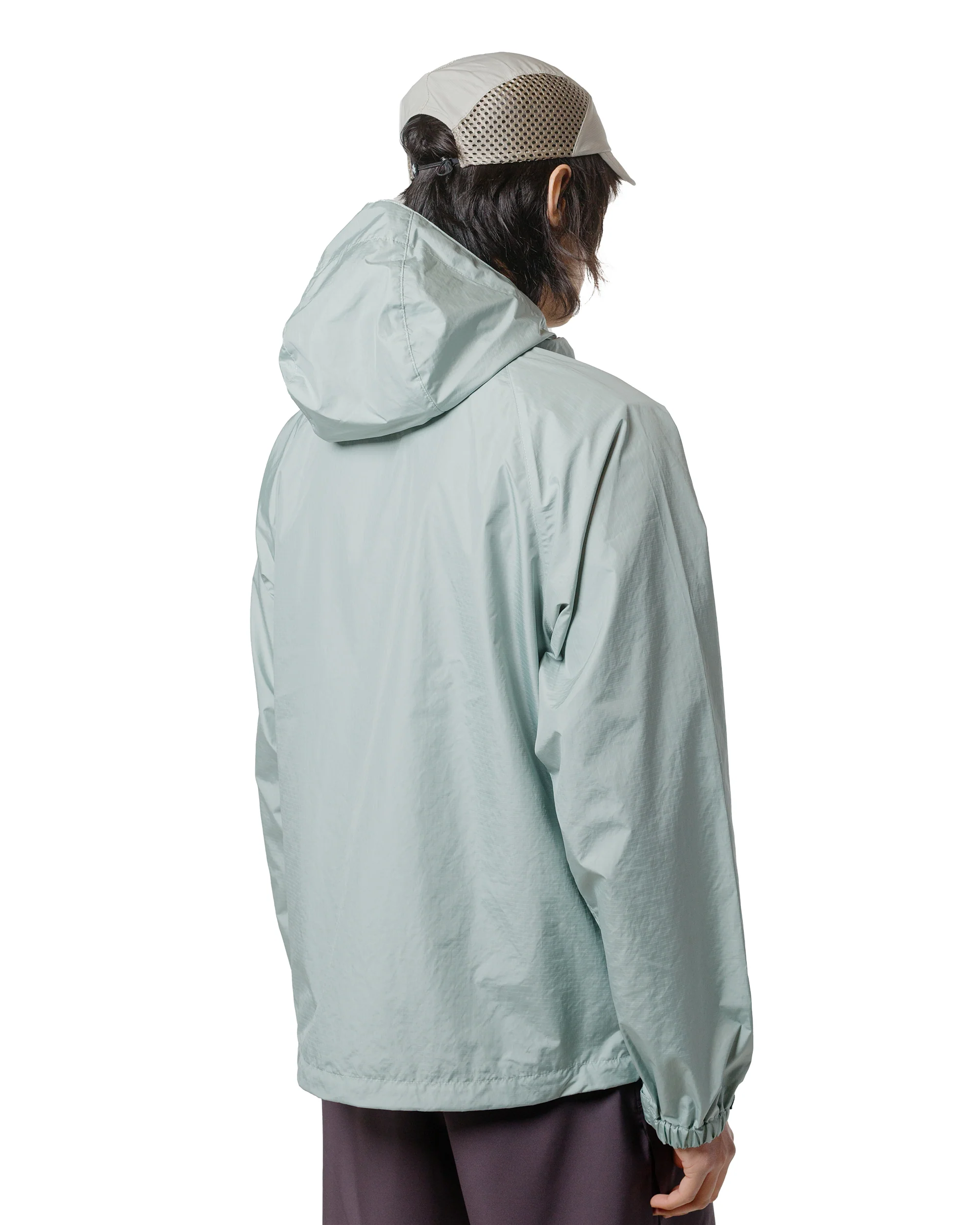 Goldwin Rip-stop Hooded Jacket Mist Green - Image 3