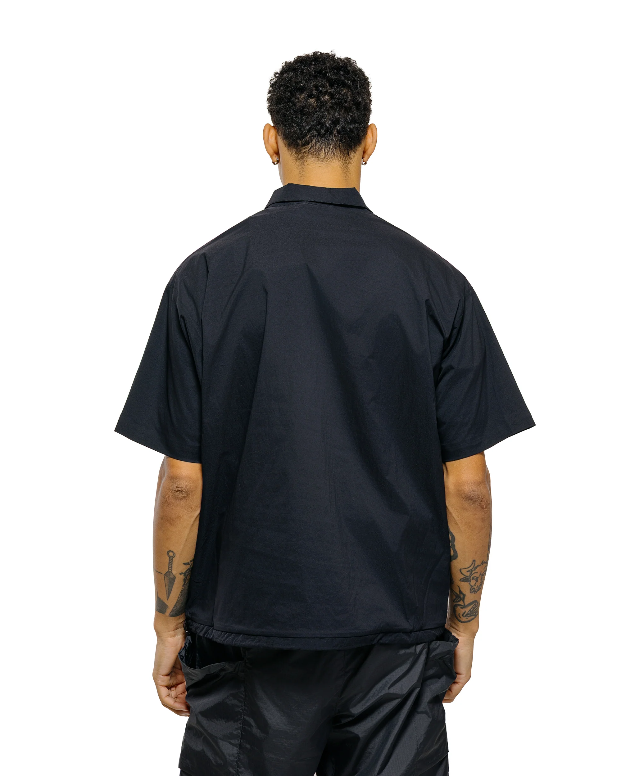 Goldwin Stretch Bilo S/S Pullover Black - Image 3
