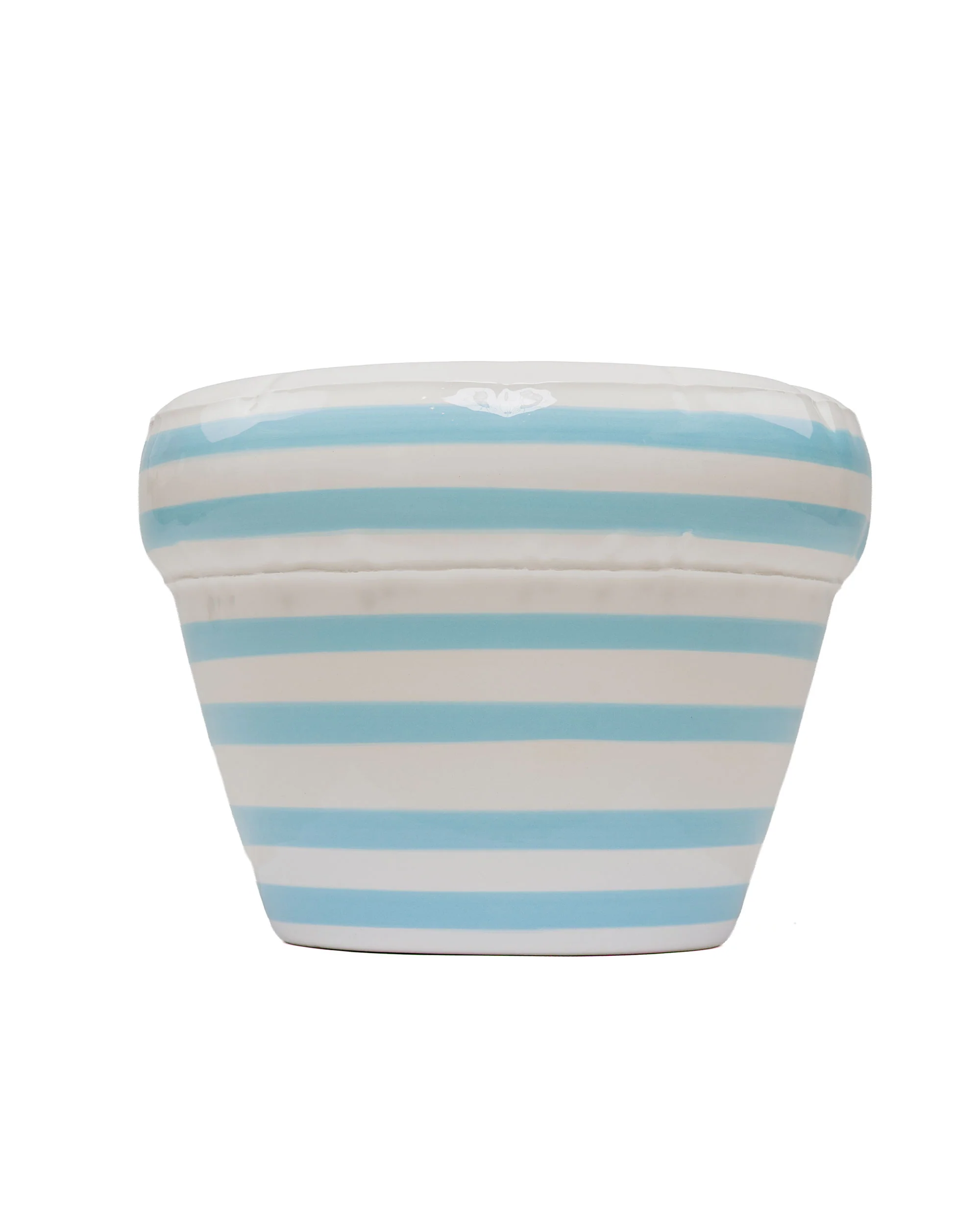 Home Studyo Planter 'Pierre' Stripes Ocean Gloss